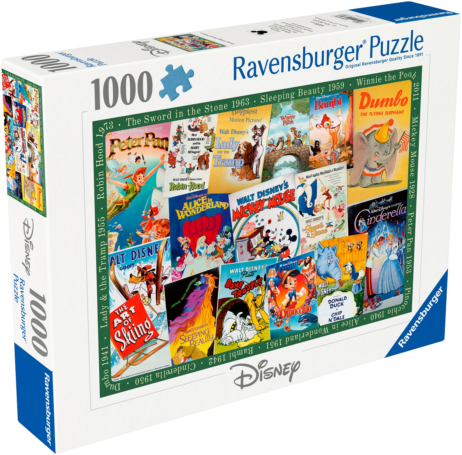 Ravensburger Puzzle »Disney Classics, Vintage Movie Poster«, Made in Germany