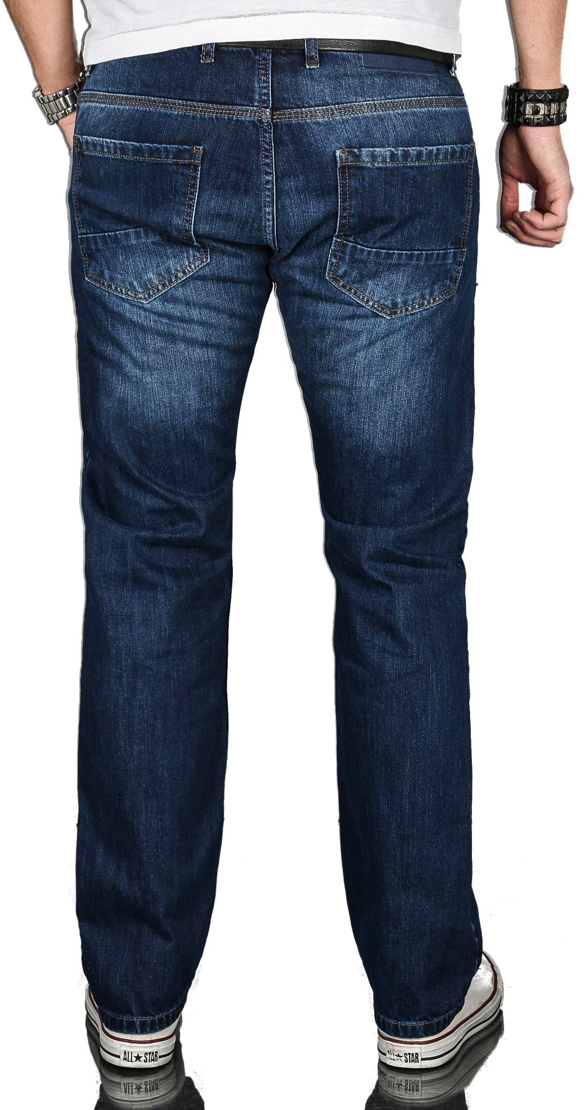 Alessandro Salvarini Regular-fit-Jeans »ASJulio«, mit geradem Bein