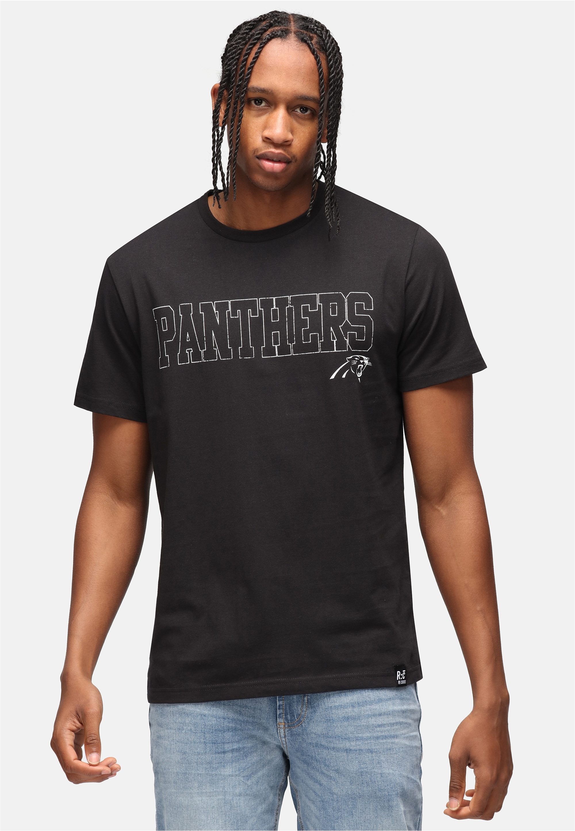 Recovered T-Shirt "NFL Panthers Logo Core" 1 Stk. tlg. im zeitlosen Design günstig online kaufen