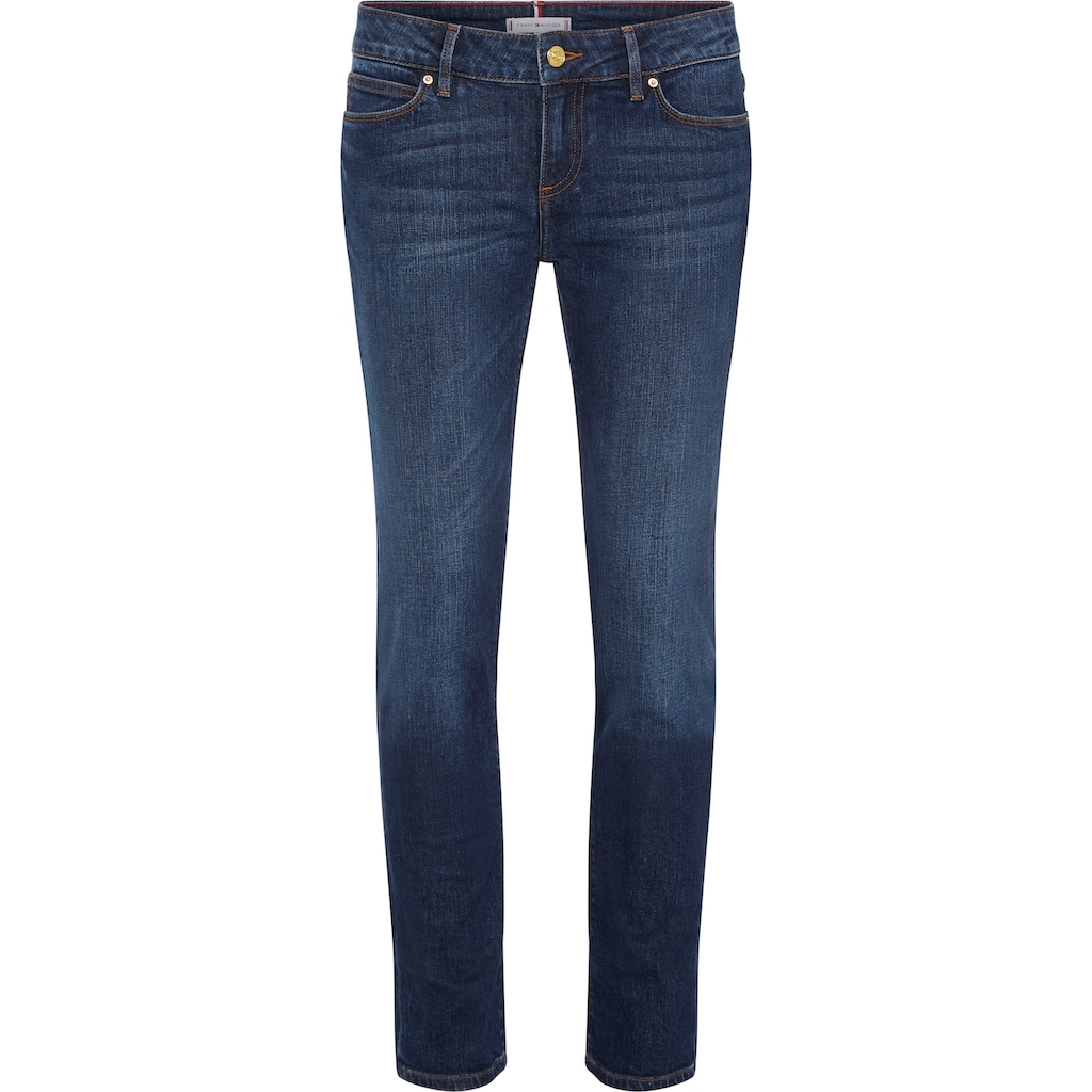 Tommy Hilfiger Slim-fit-Jeans »HERITAGE MILAN SLIM LW«, mit Tommy ...