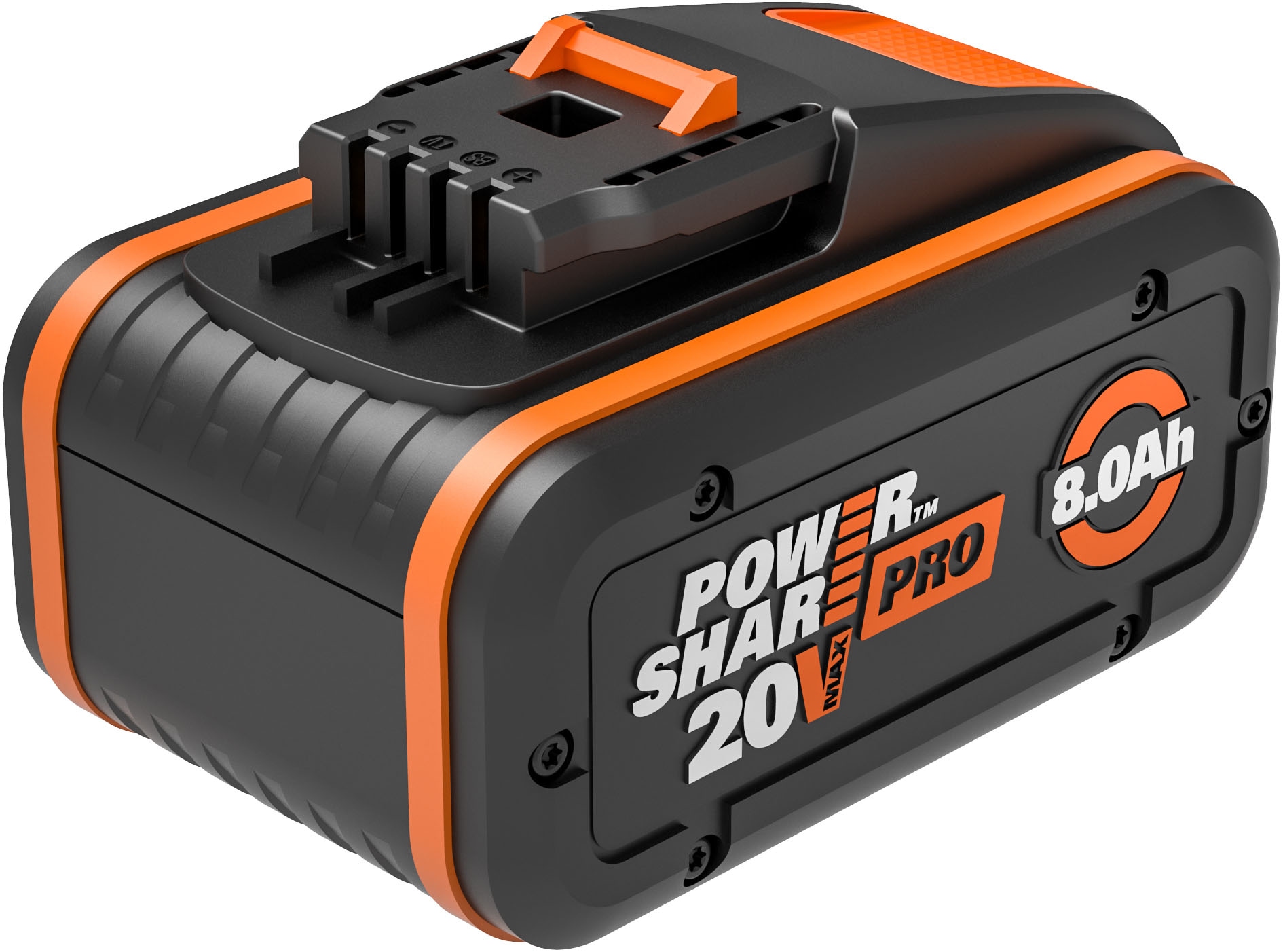 Worx Akku »WA3648 PowerShare Pro«, 8000 mAh, 20 V, mehr Sicherheit & längere Laufzeit, LED-Anzeige, für alle WORX Geräte