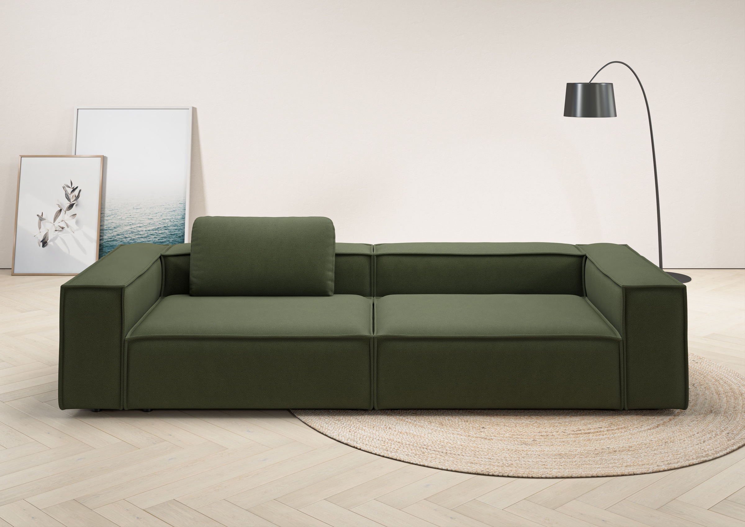 Home affaire 3-Sitzer "Watertown moderner 3-Sitzer" extra breites Sofa mit günstig online kaufen