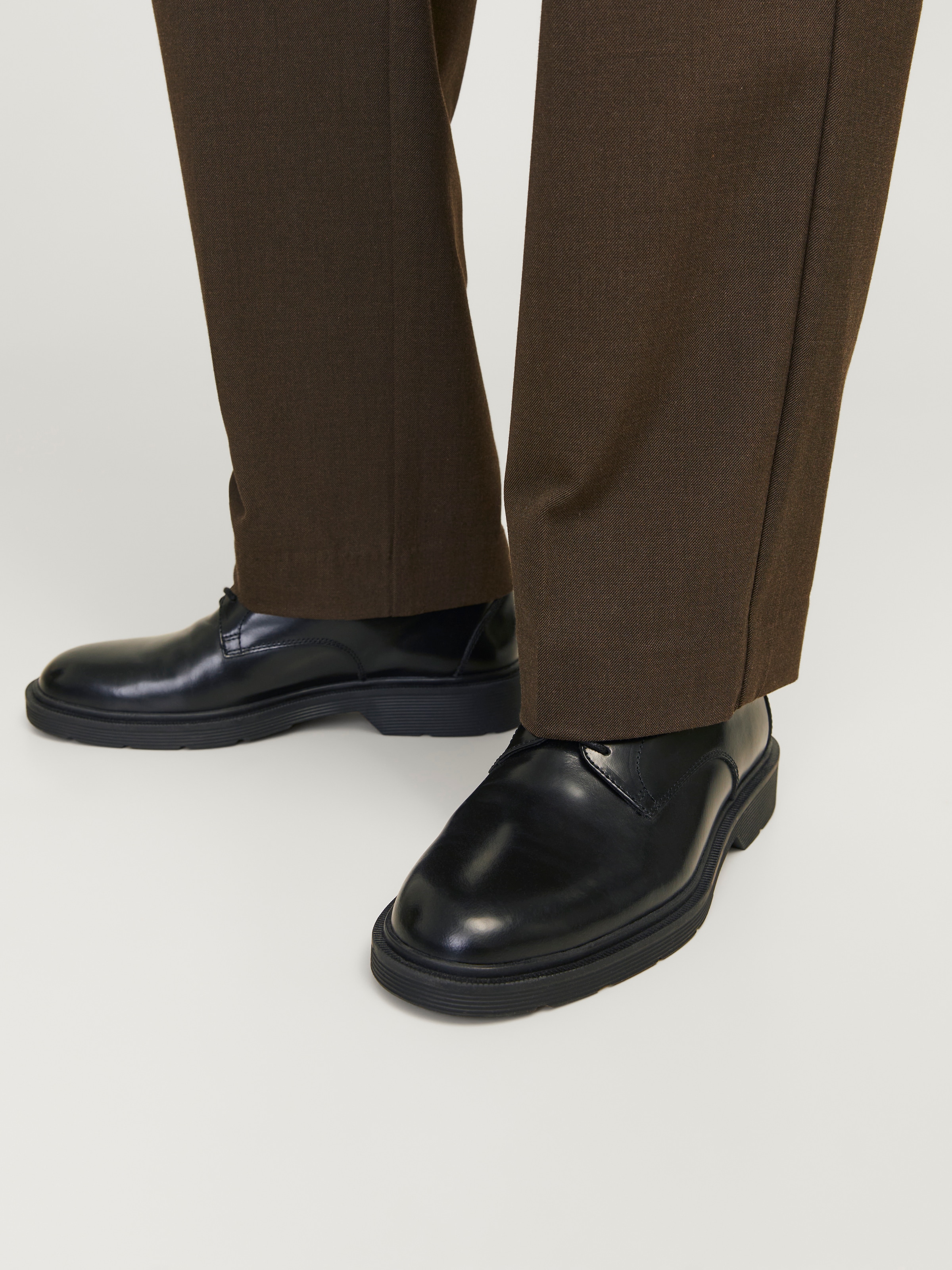 Jack & Jones Schnürschuh »JFWDAX«  Halbschuh, Business-Schnürschuh, Festtagsschuh in Blockabsatz