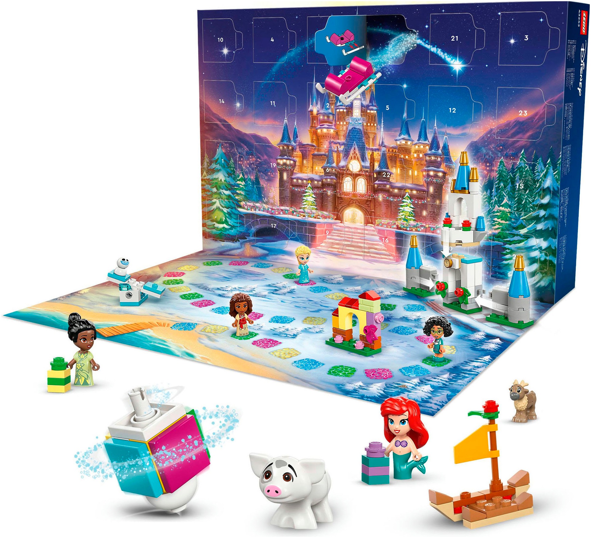 LEGO® Spielzeug-Adventskalender »Spielbausteine, Lego® Disney Princess (43253),«, ab 5 Jahren, Made in Europe