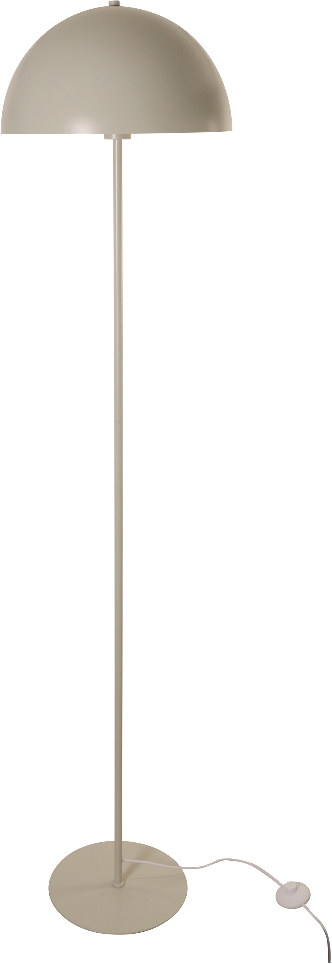 OTTO HOME Stehlampe "Eddaa - Pilzlampe", 1, Ø 38cm H: 165cm, 1 Stk., beige, Wohnzimmer, Leuchten, Pilzleuchte, Höhe 165cm, Stehleuchte, Fußschalter,