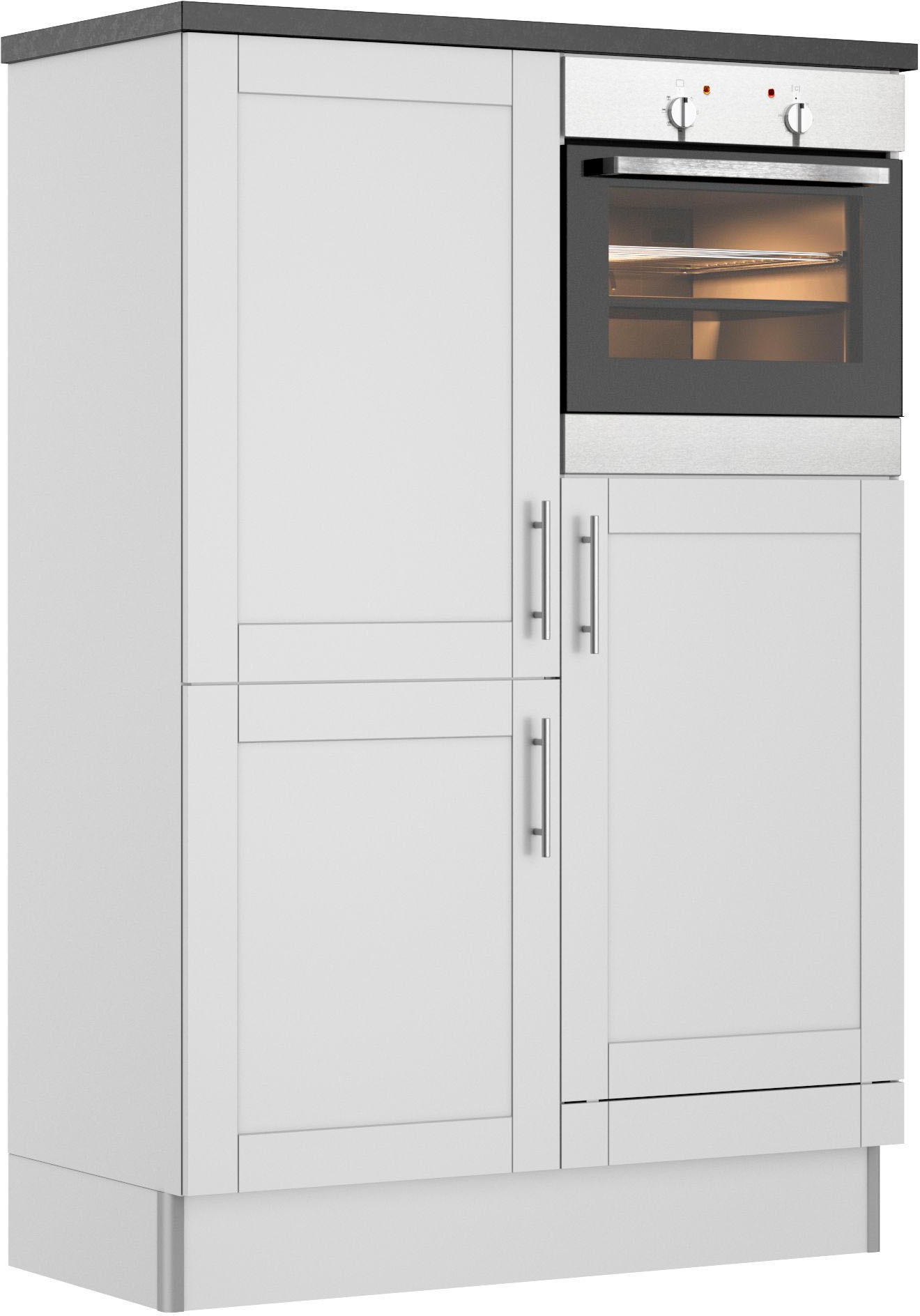 OPTIFIT Küche »Ahus, Hochschrankmodul«, Breite 120 cm,wahlweise mit E-Geräten,Soft-Close-Funktion