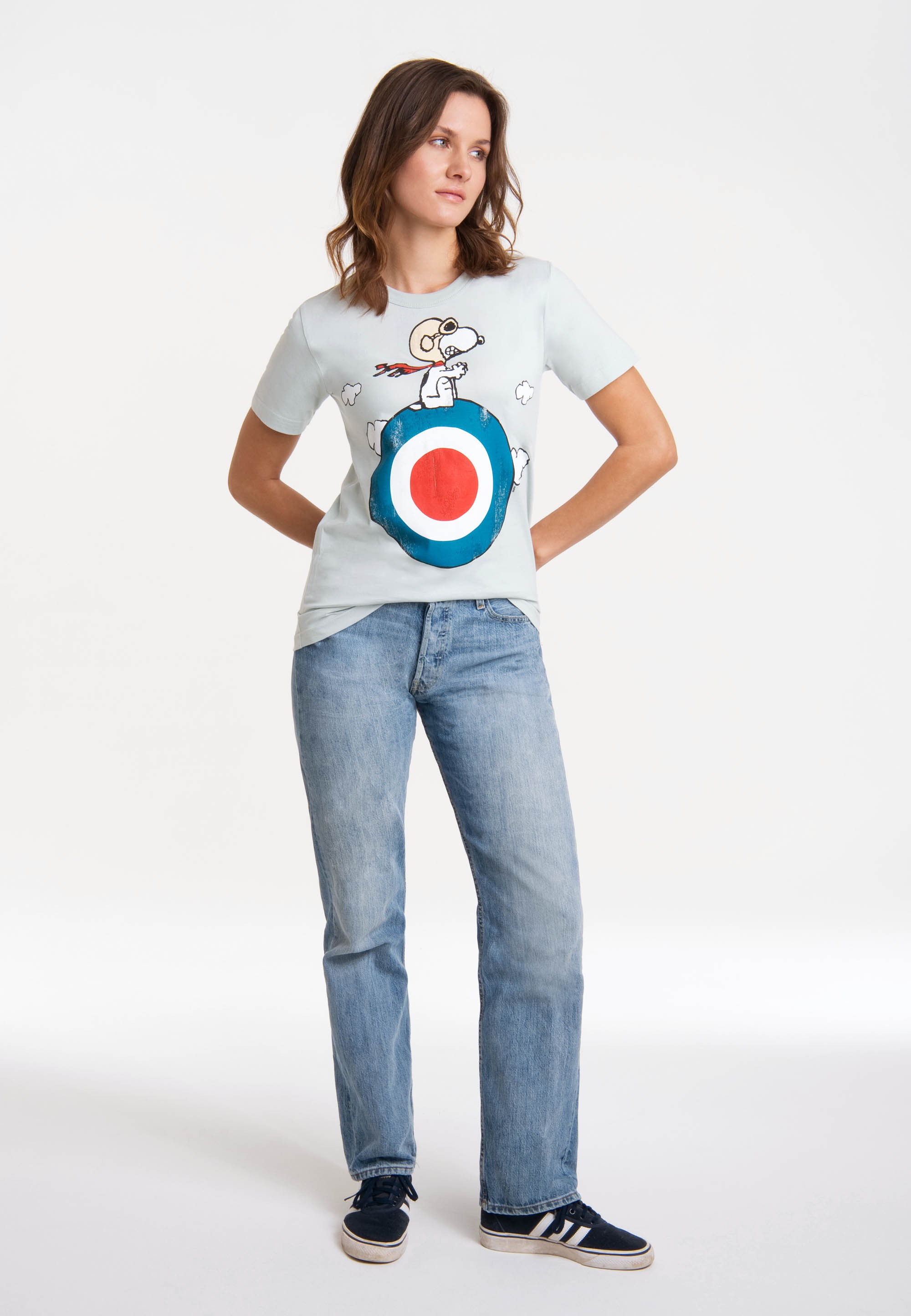 LOGOSHIRT T-Shirt »Peanuts - Snoopy«, mit lizenziertem Print