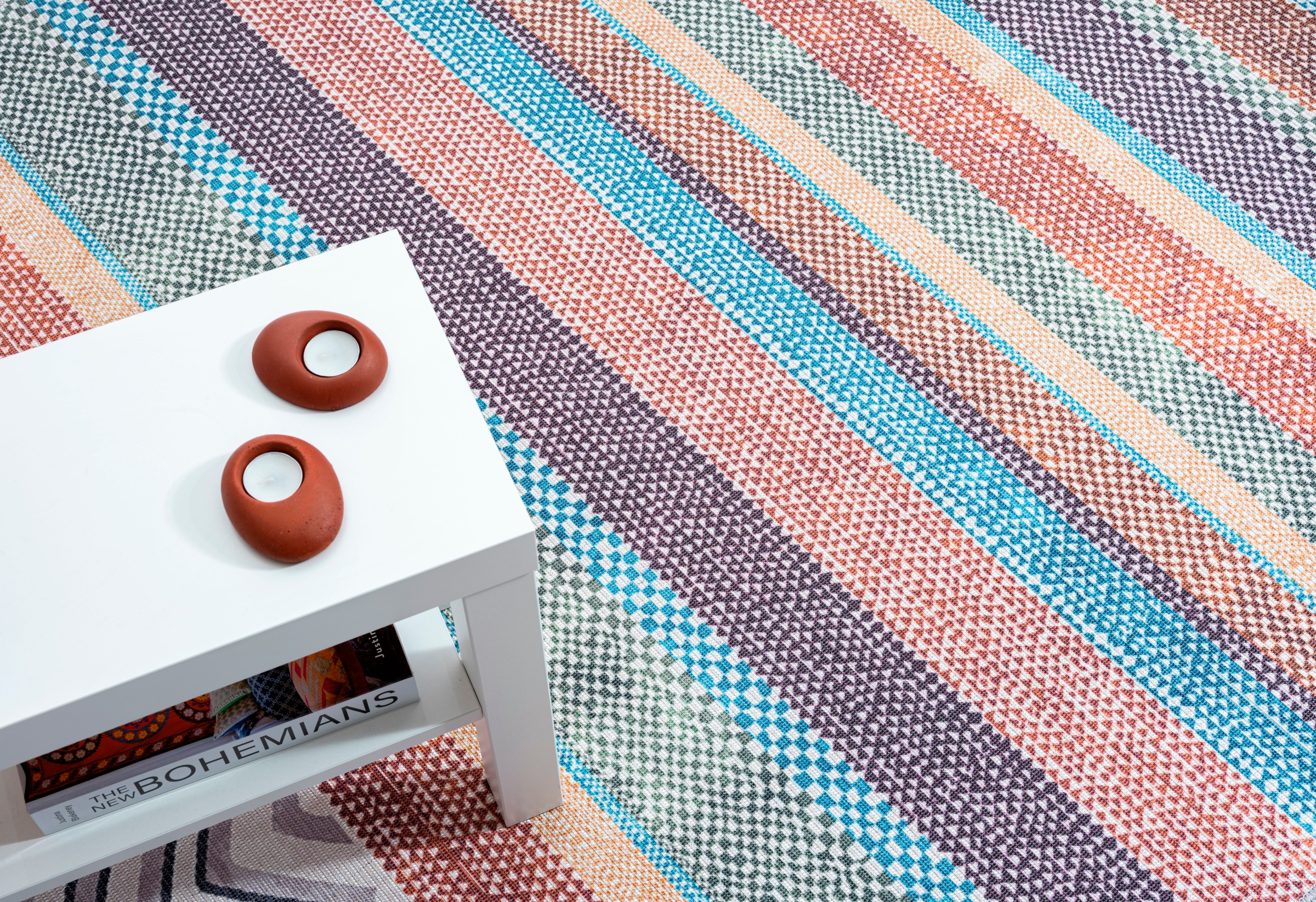 Myflair Möbel & Accessoires Teppich »Vivi Lagerräumung«, rechteckig, 10 mm Höhe, bedruckt, modernes Design, In- & Outdoor geeignet, waschbar