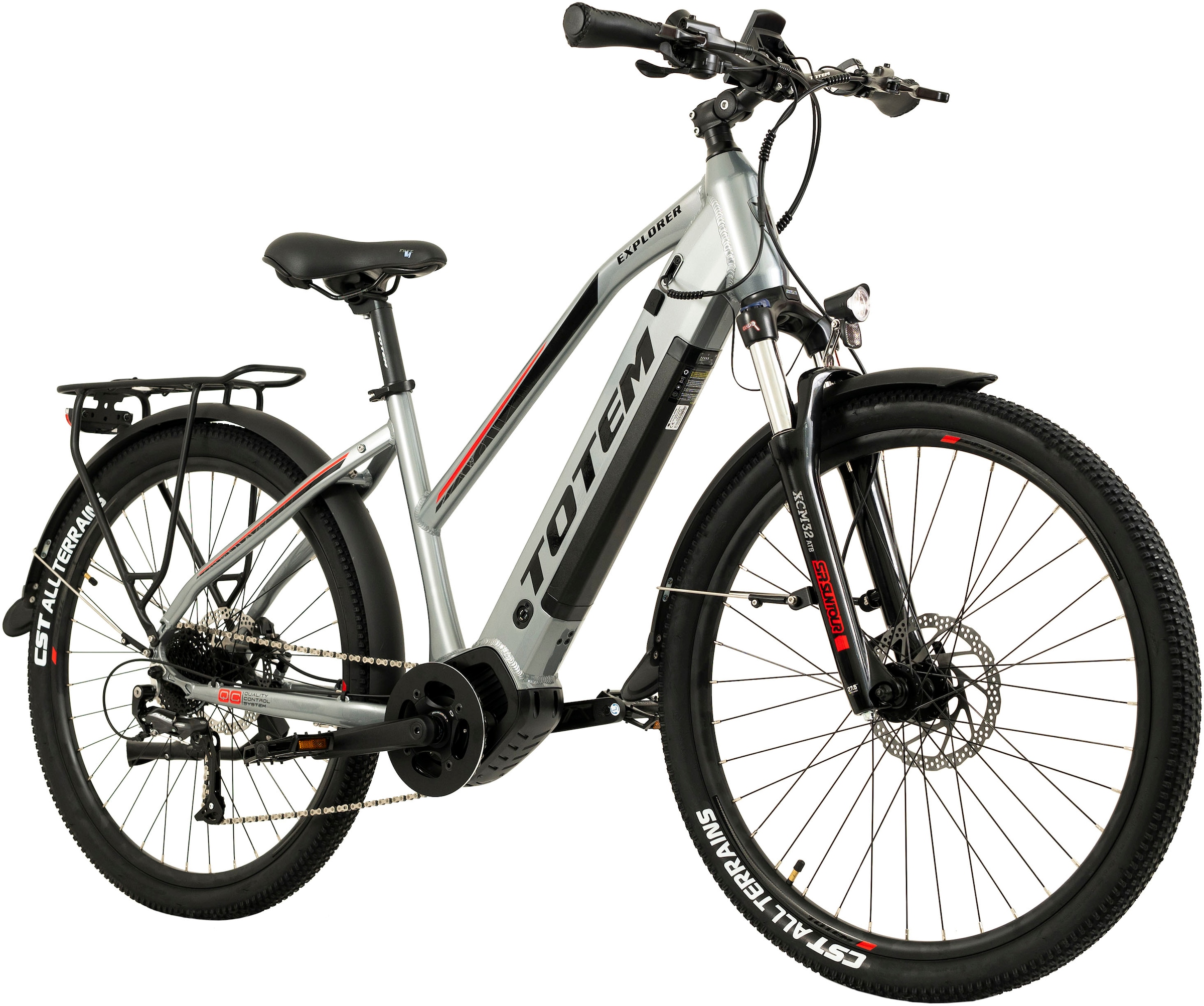 TOTEM E-Bike »XPL-650«, 9 Gang, Shimano, Altus, Mittelmotor 250 W, Pedelec, Elektrofahrrad für Herren