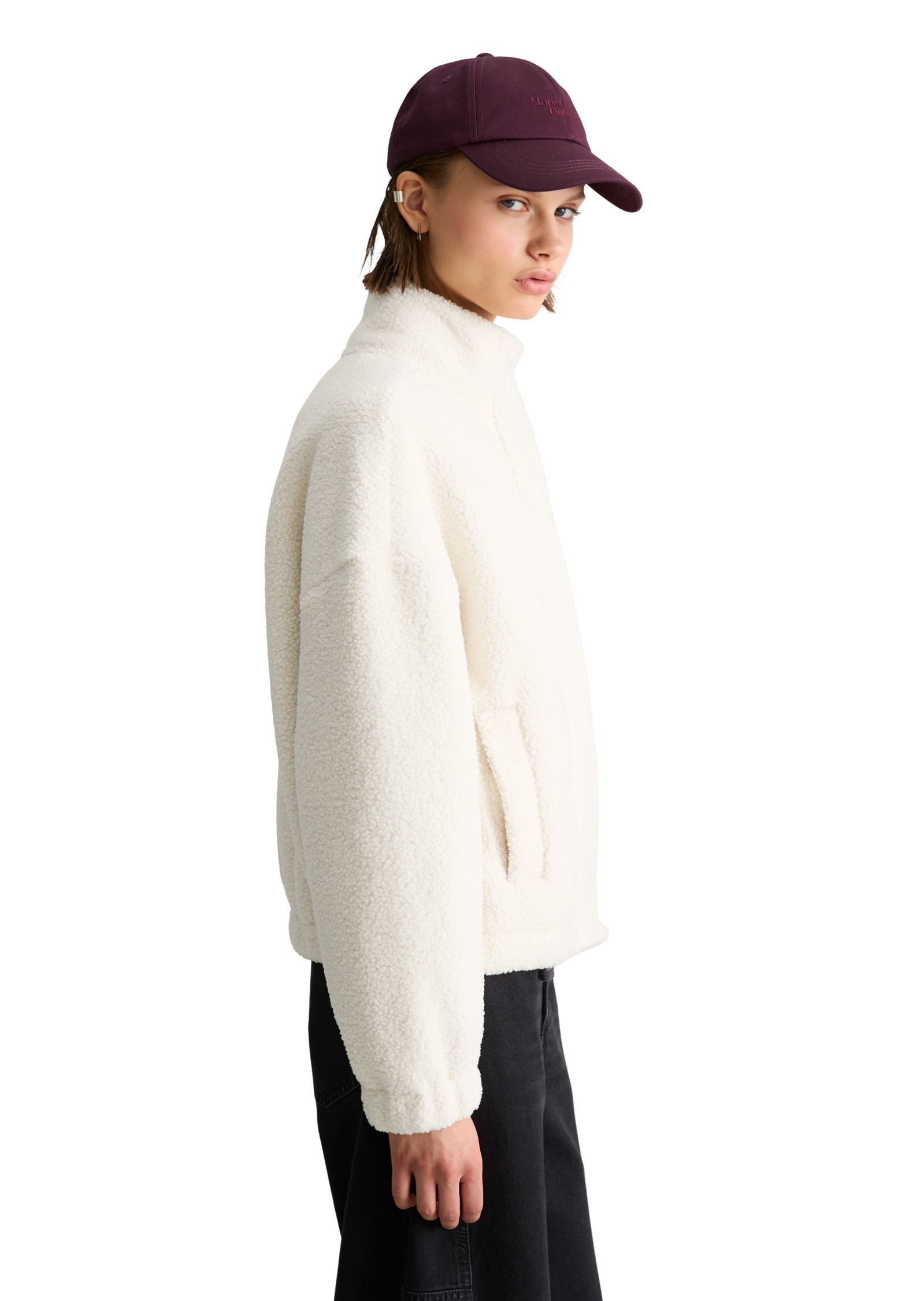 Marc O'Polo DENIM Kapuzensweatjacke »aus recyceltem Polyester«