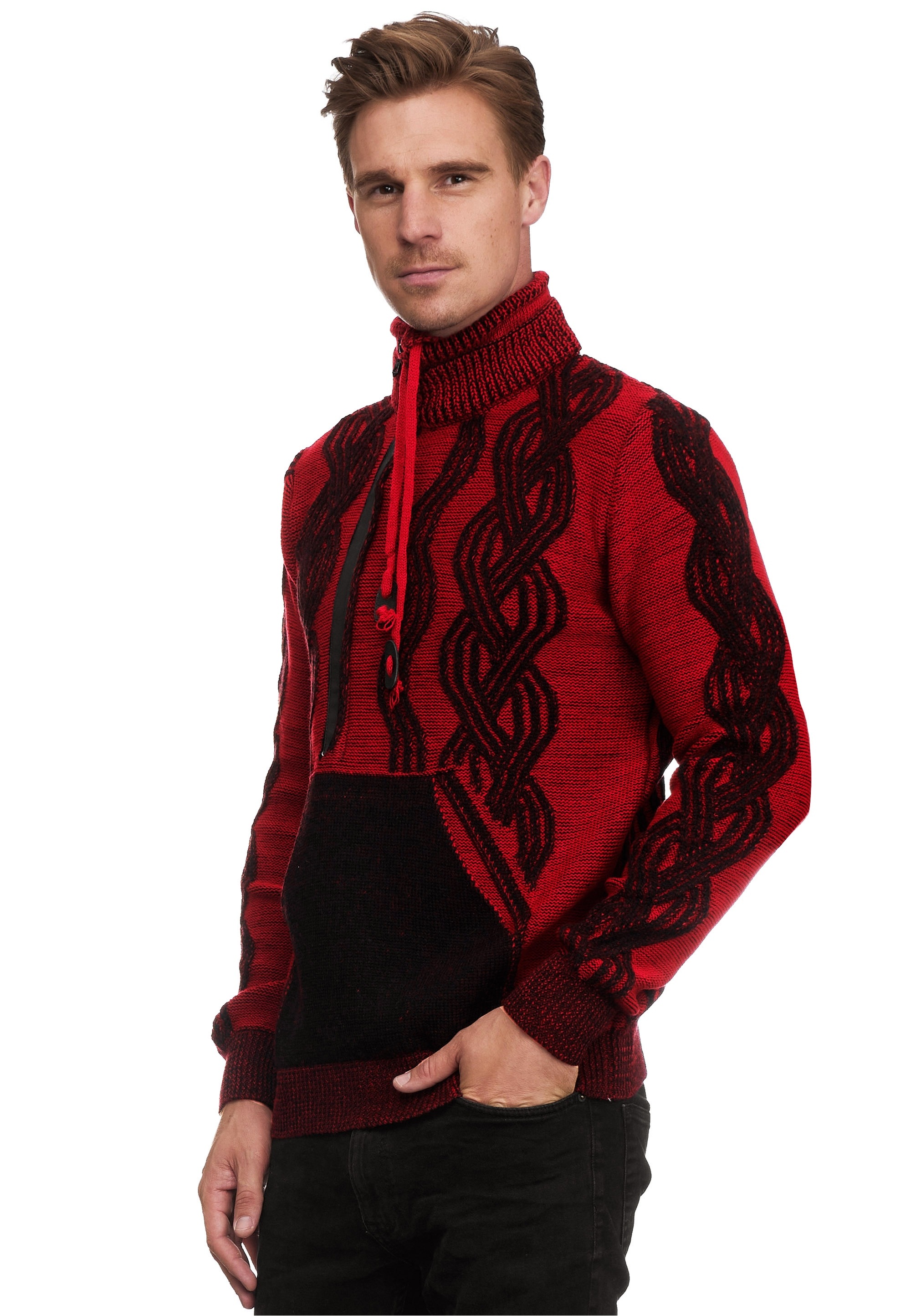 Rusty Neal Strickpullover, in coolem Design