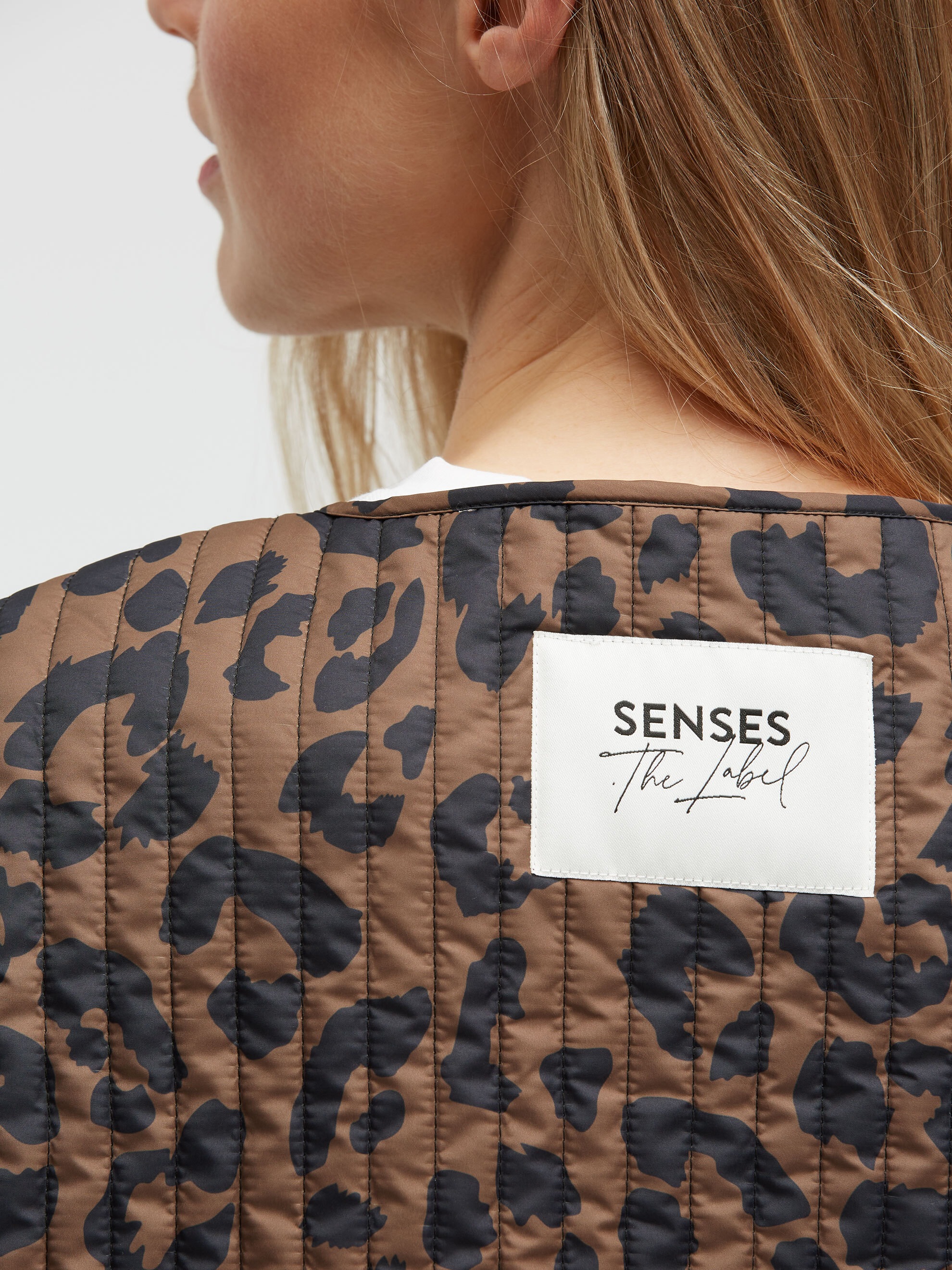 SENSES.THE LABEL Steppweste mit Druckknopfleiste