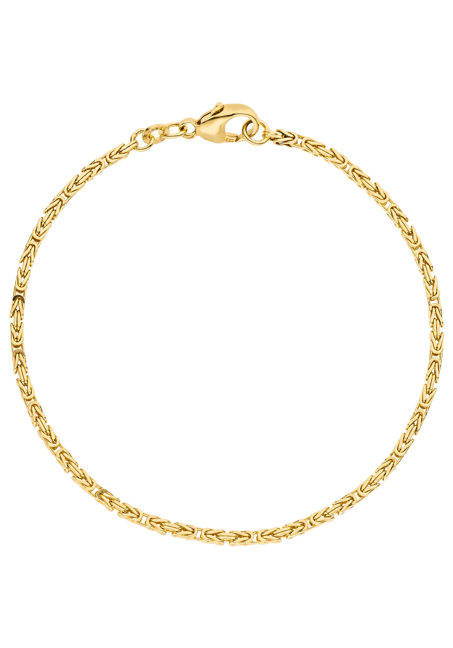 JOBO Goldarmband »Armband Königsarmband 1,8 mm 18,5 cm« 333 Gold massiv