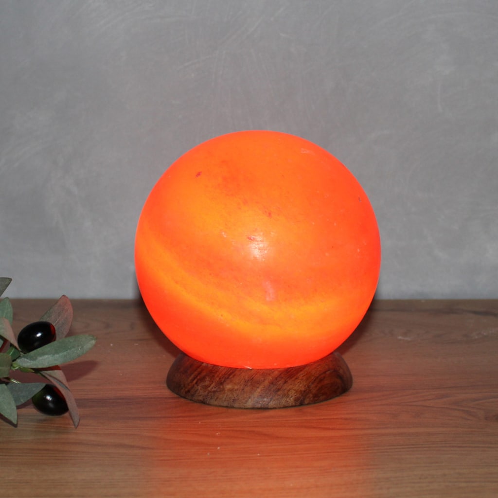 HIMALAYA SALT DREAMS Salzkristall-Tischlampe »Planet«