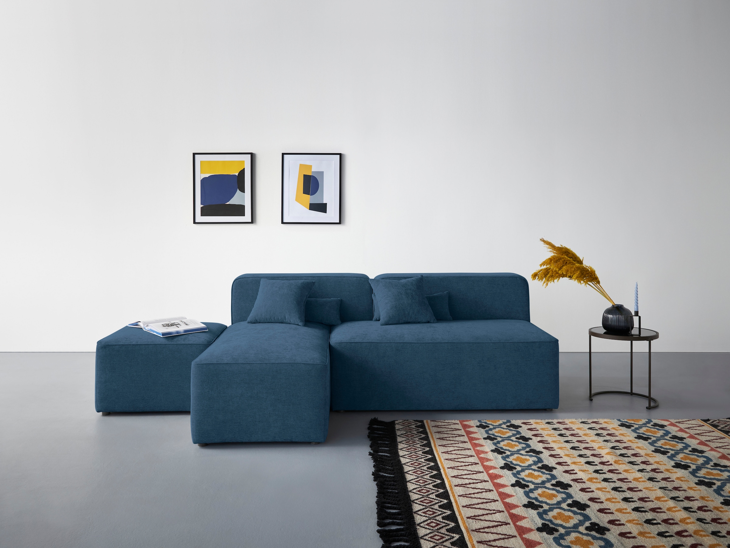 Home affaire Ecksofa "Sundstrup L-Form" Modulserie, individuelle Zusammenst günstig online kaufen