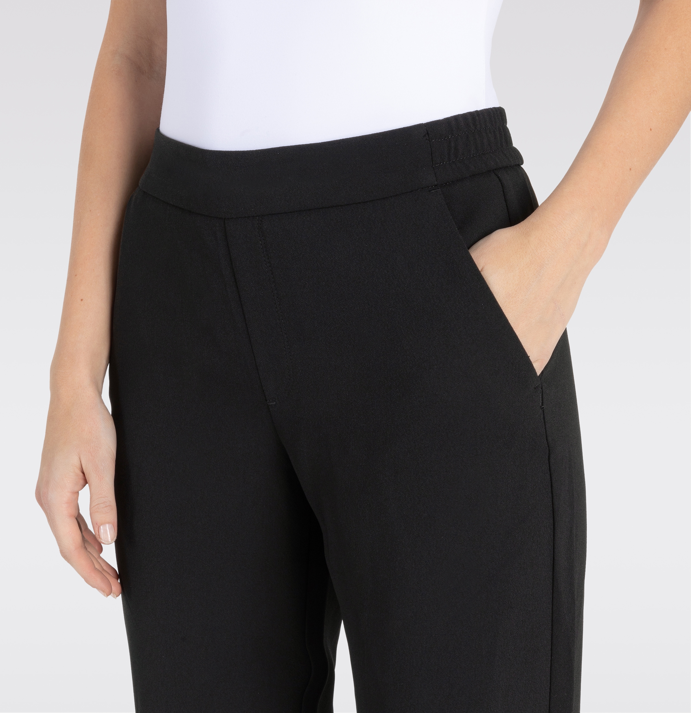 MAC Bootcuthose »CHIARA«, Bootcut-Form in figurbetonter Form