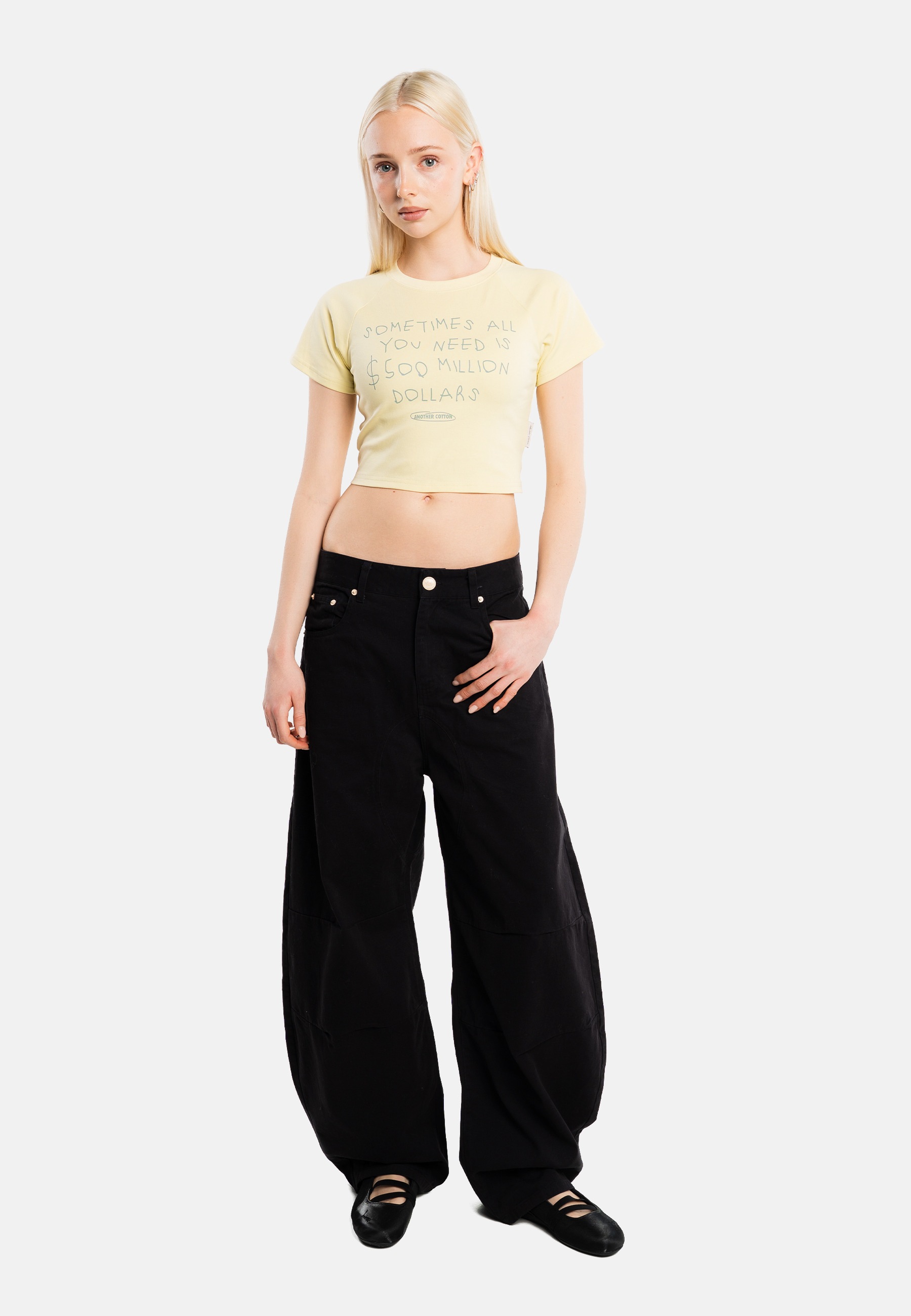 Another Cotton Lab T-Shirt »Another Cotton Lab 500 Crop Top« 1