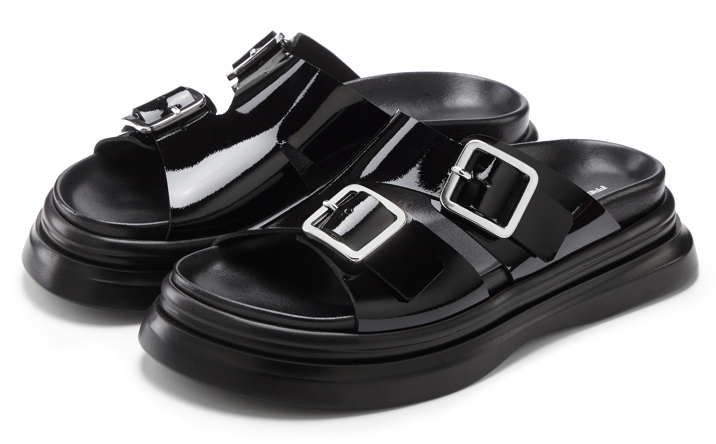French Connection Pantolette, Mule, Sandale, offener Schuh aus Leder günstig online kaufen