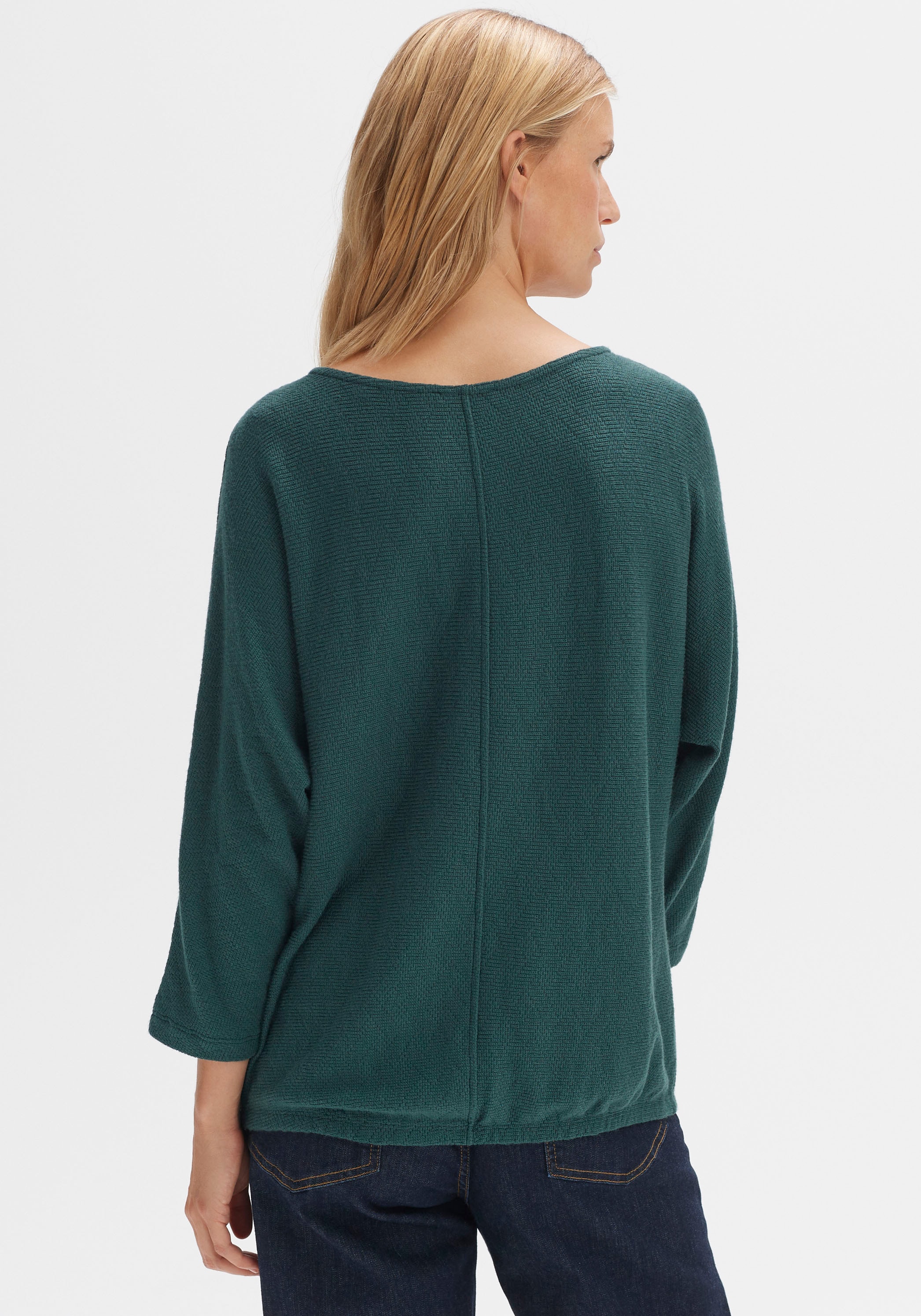 OPUS Sweatshirt »Gamini«, mit elastischem BAUR kaufen Saum | online