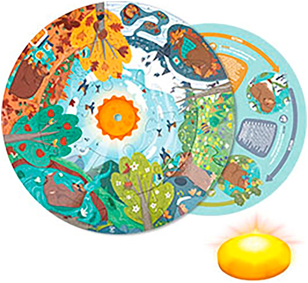 Hape Puzzle »Vier Jahreszeiten«, mit Lichteffekt