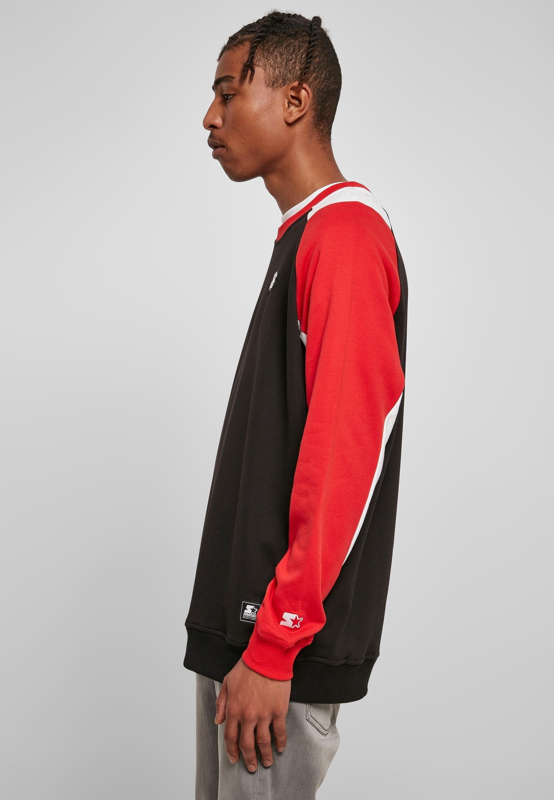 Starter Black Label Rundhalspullover »Starter Black Label Herren Starter Laser Crew«, (1 tlg.)