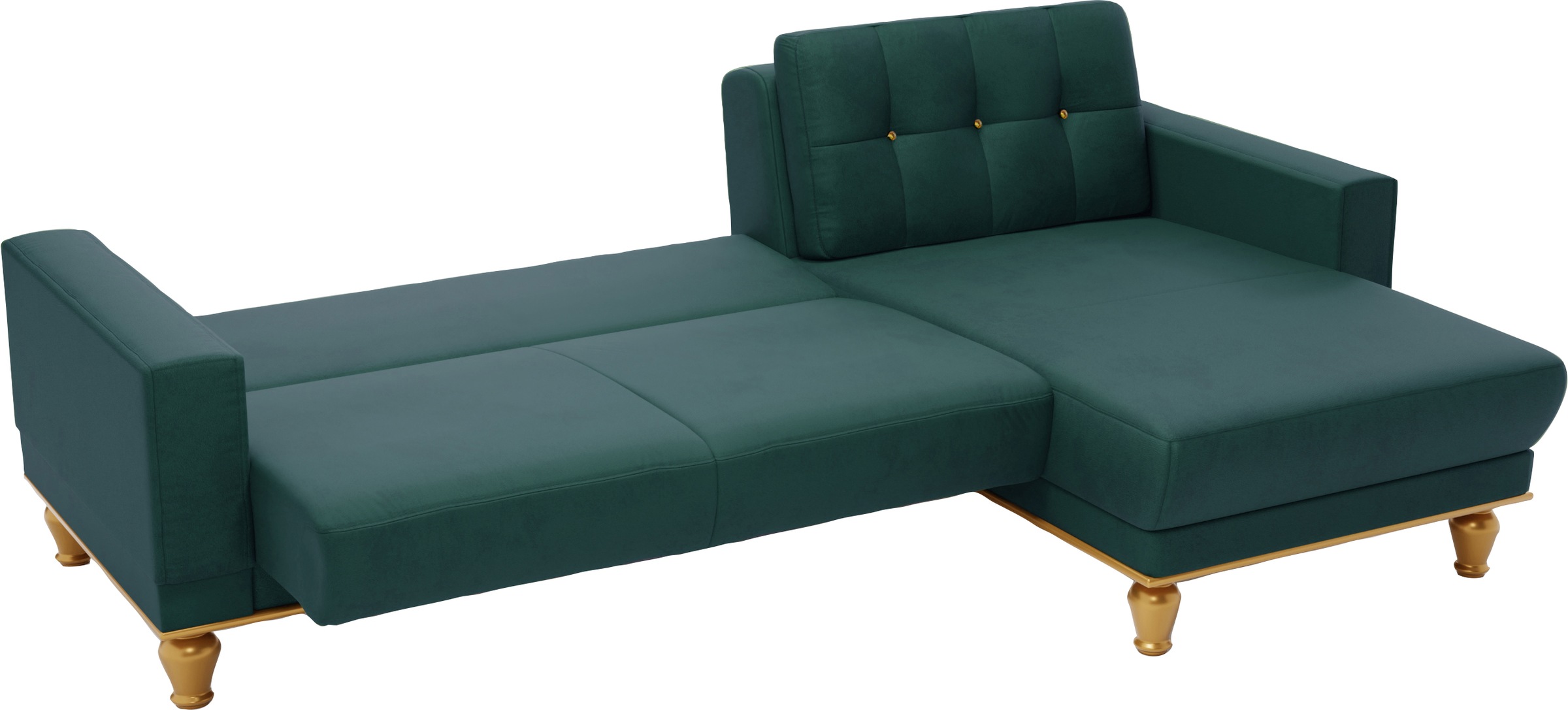 sit&more Ecksofa »Orient 5 L-Form«, mit Strass-Stein, wahlweise mit Bettfunktion und Bettkasten
