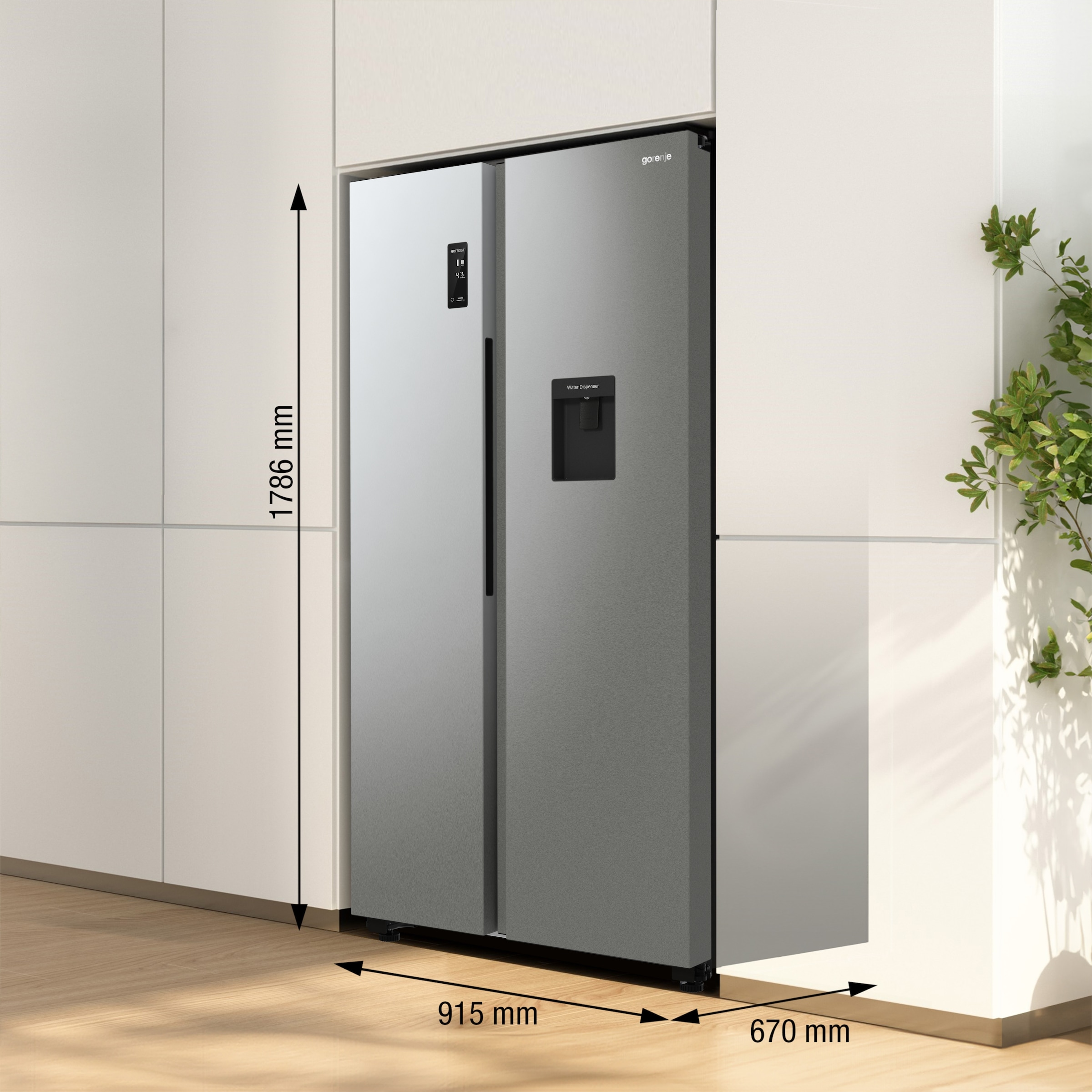 GORENJE Side-by-Side »NRR 9185 EAXLWD«, Wasserspender