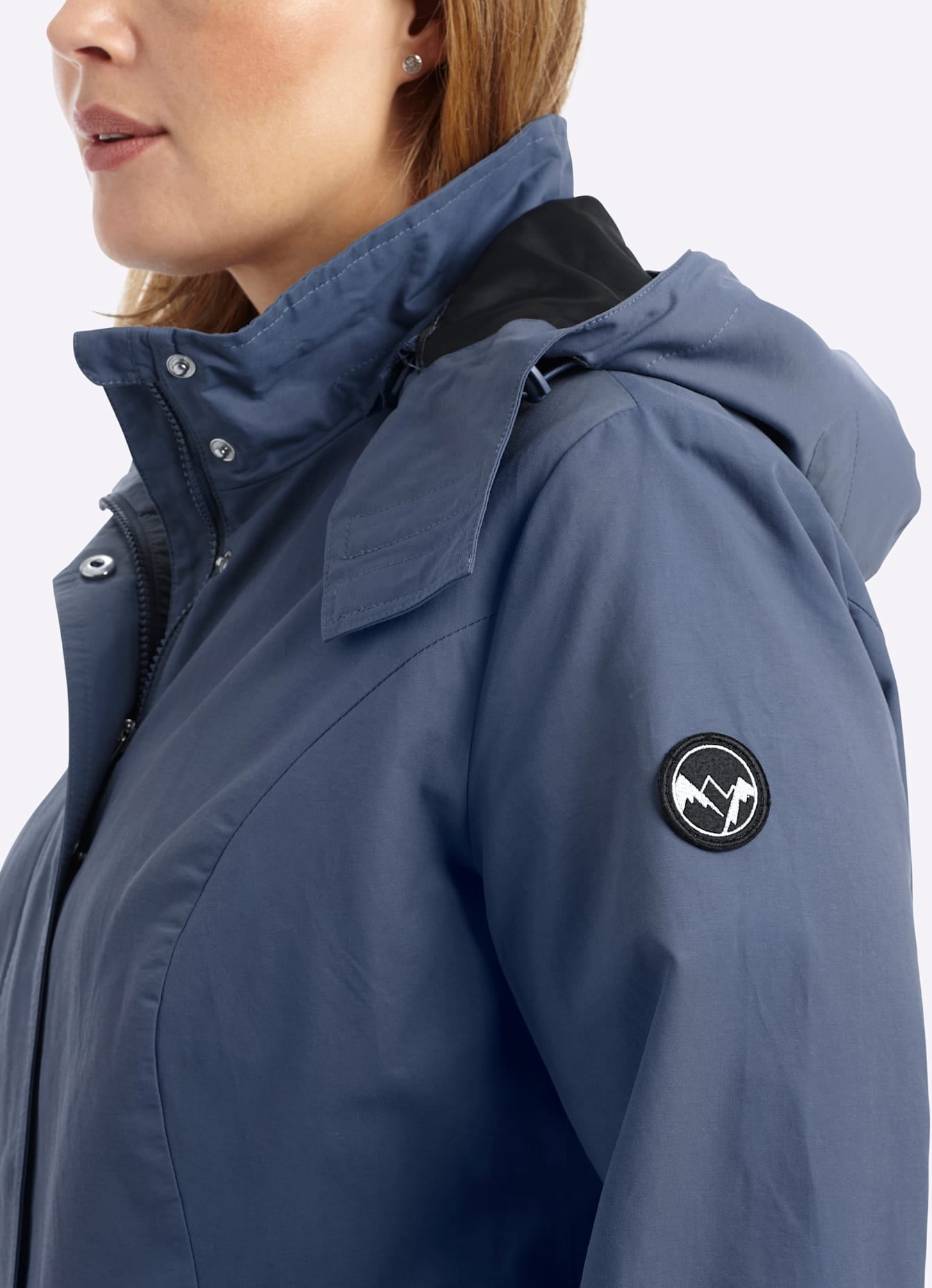 Sheego Regenjacke mit Kapuze