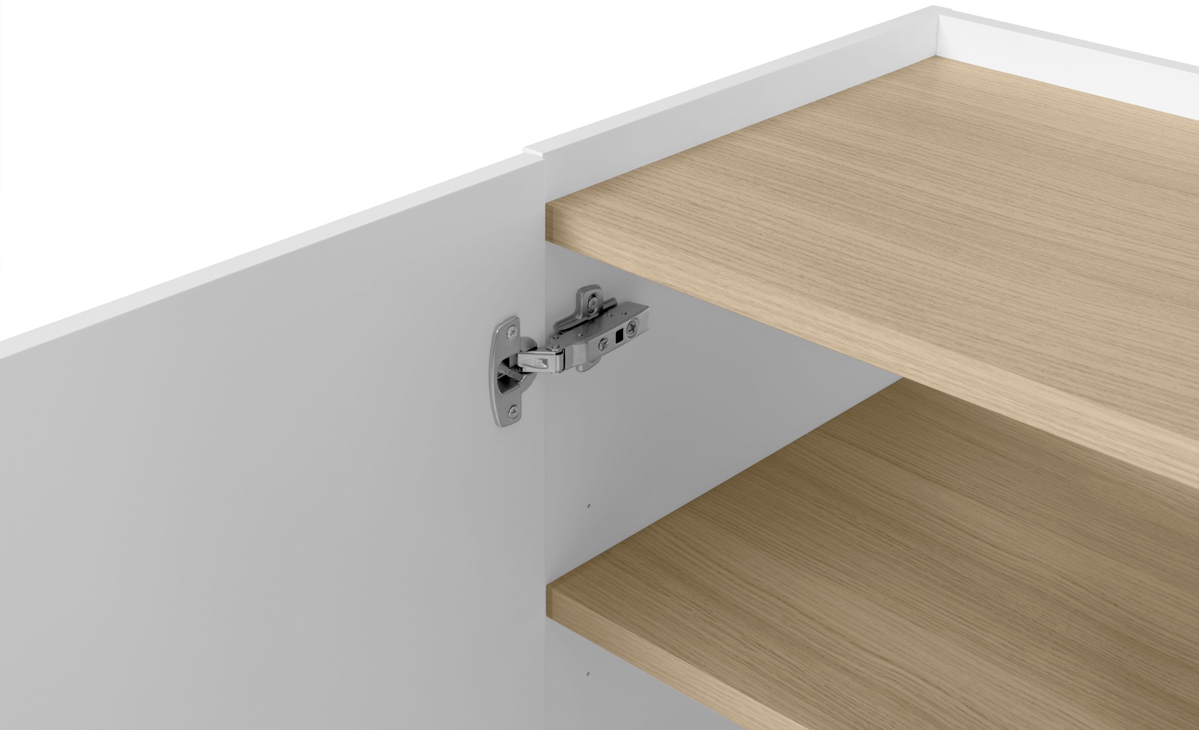 TemaHome Sideboard »Nina«, Kommode, schwarz lackiertes Metallgestell; Breite 180 cm