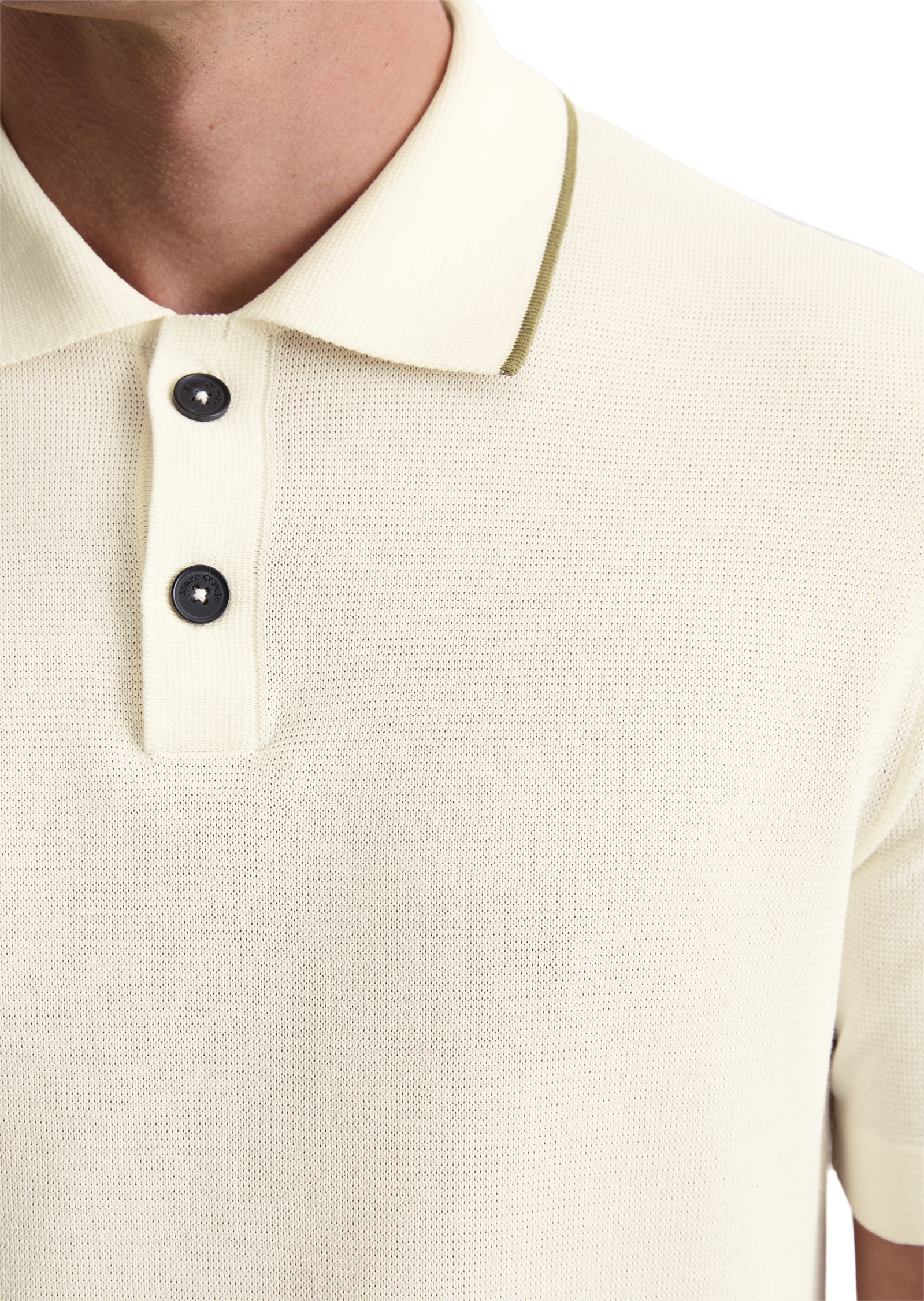 Marc O'Polo Kurzarmpullover »aus reiner Bio-Baumwolle«