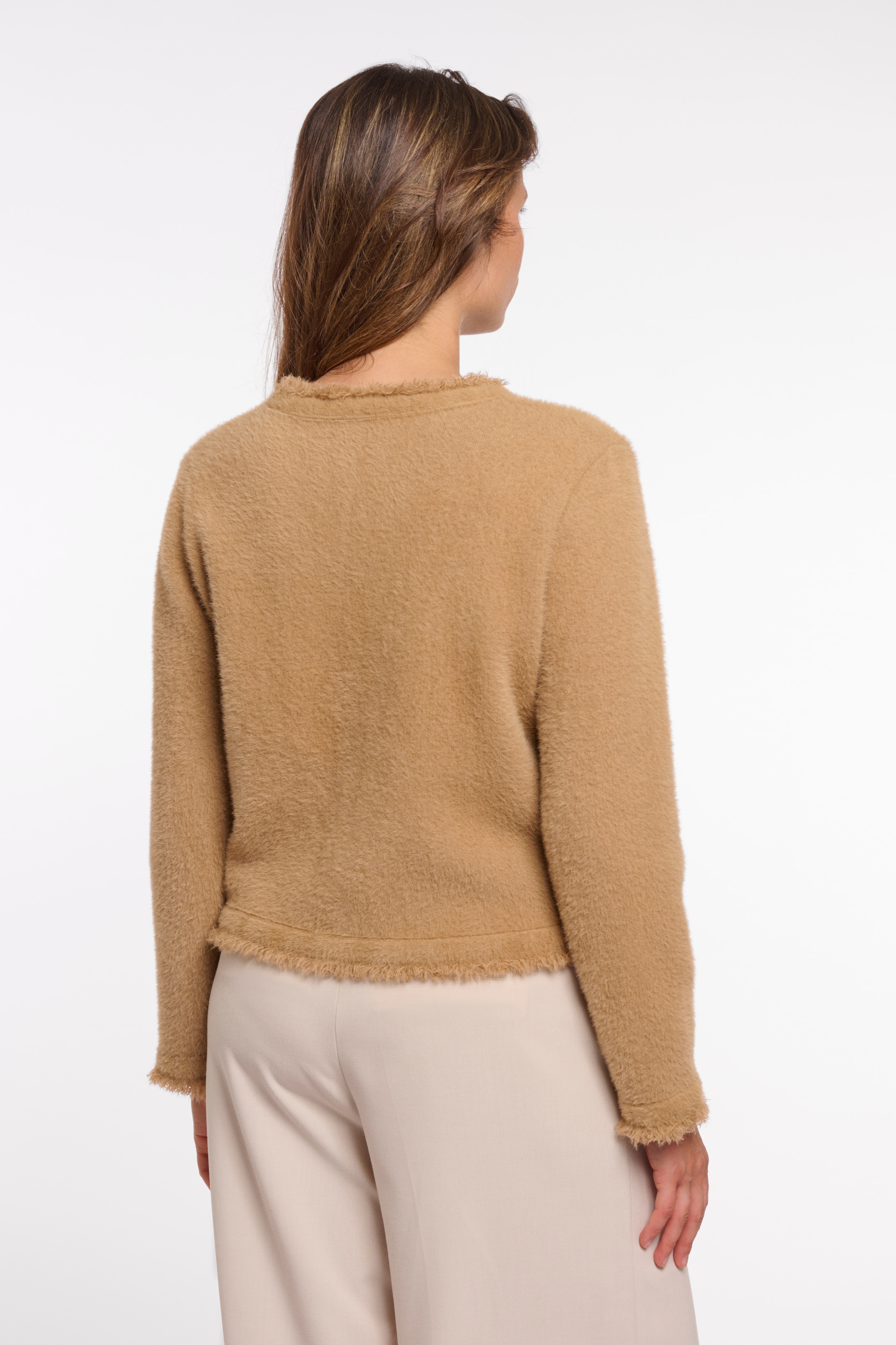 Rino & Pelle Cardigan »VANNA« Kuschelfleece mit Knopfverschluss und aufgesetzten Taschen