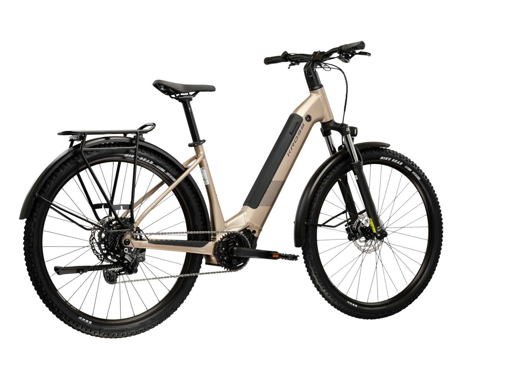 Kross »Influx Hybrid SUV 1.0 22,8Ah/820Wh 29 Zoll braun 9 Gänge 2026« 9 Gang Shimano CUES U4000 Schaltwerk Kettenschaltung Mittelmotor 250 W