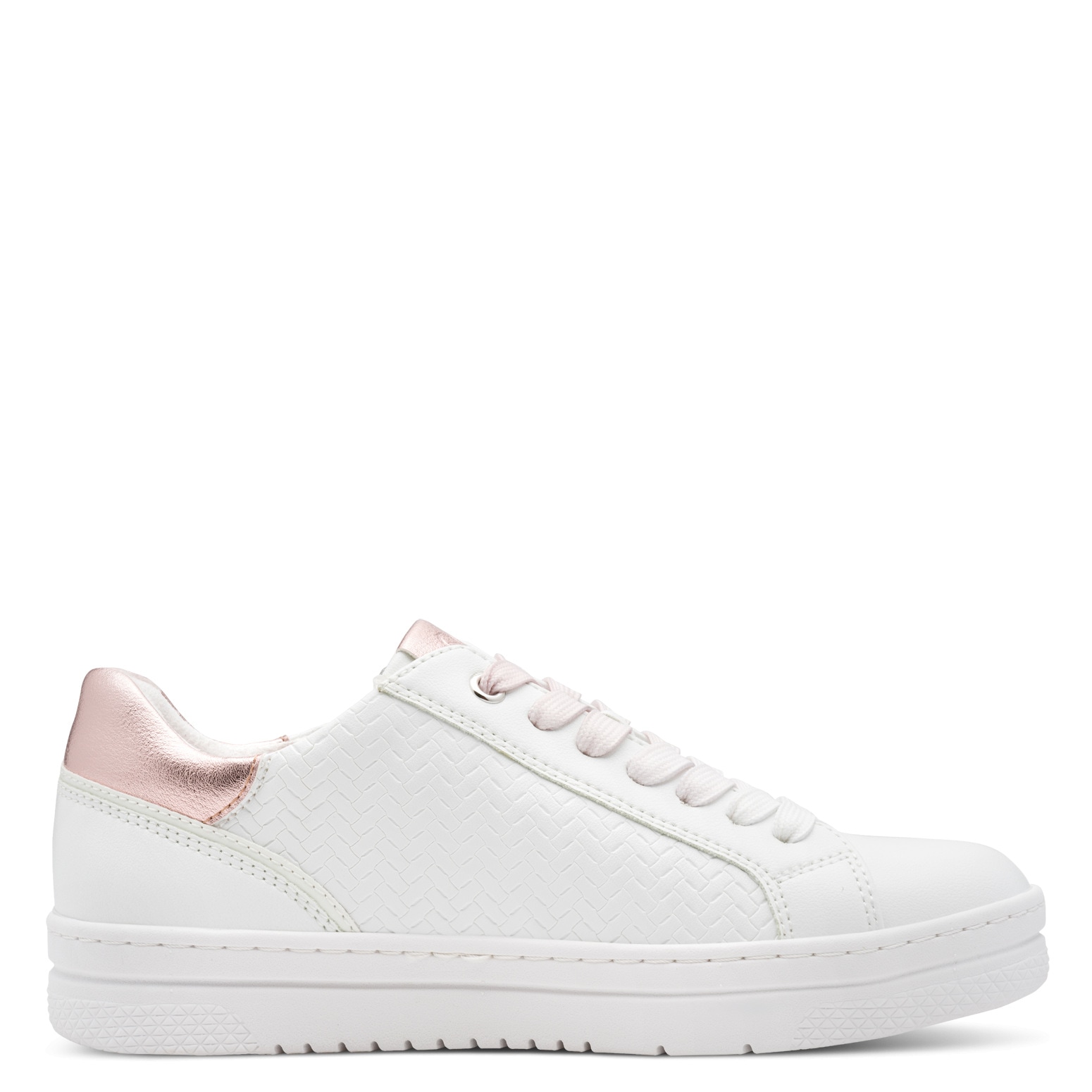 MARCO TOZZI Plateausneaker  , Freizeitschuh, Halbschuh, Schnürschuh in veganer Verarbeitung