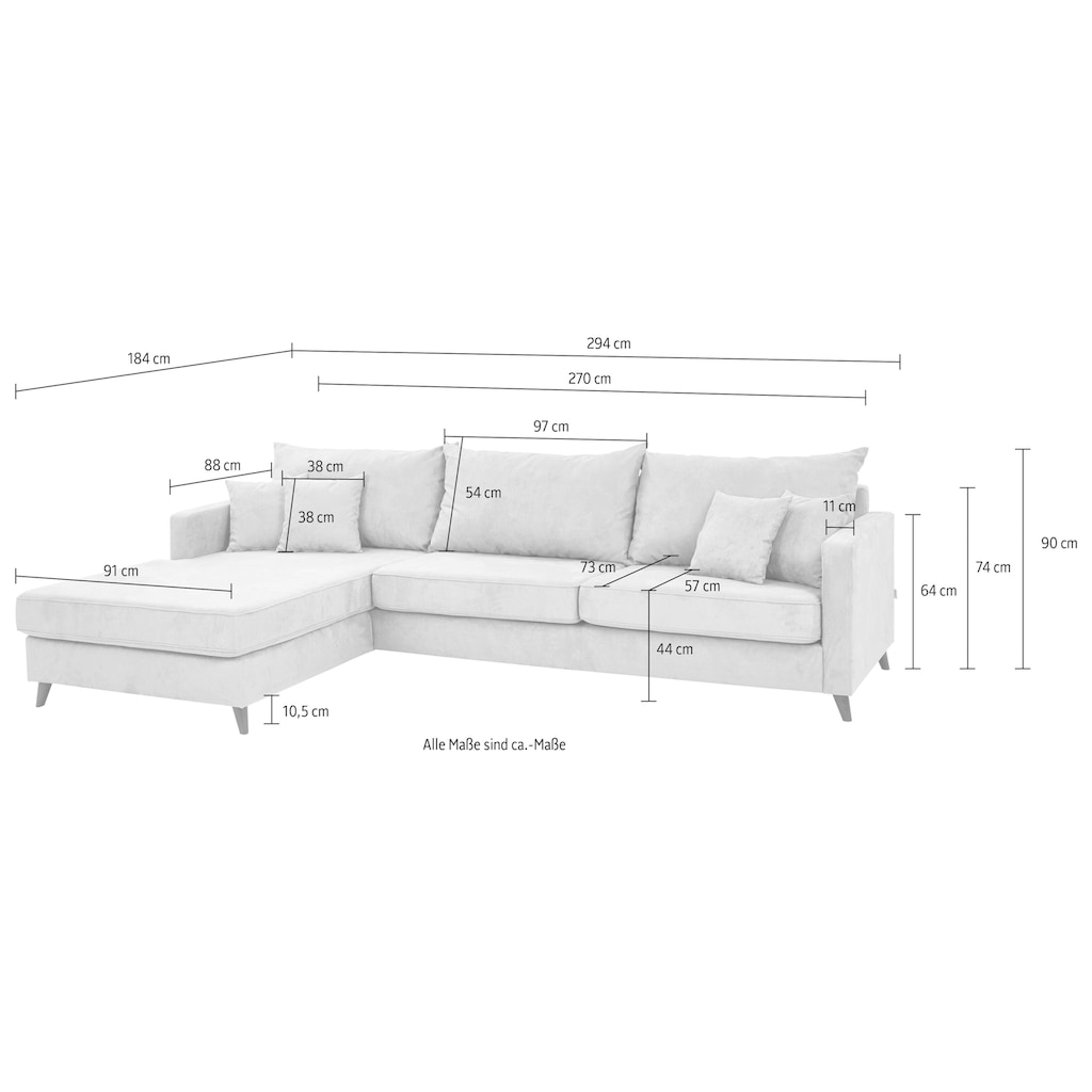 Guido Maria Kretschmer Home&Living Ecksofa »Renesse L-Form«