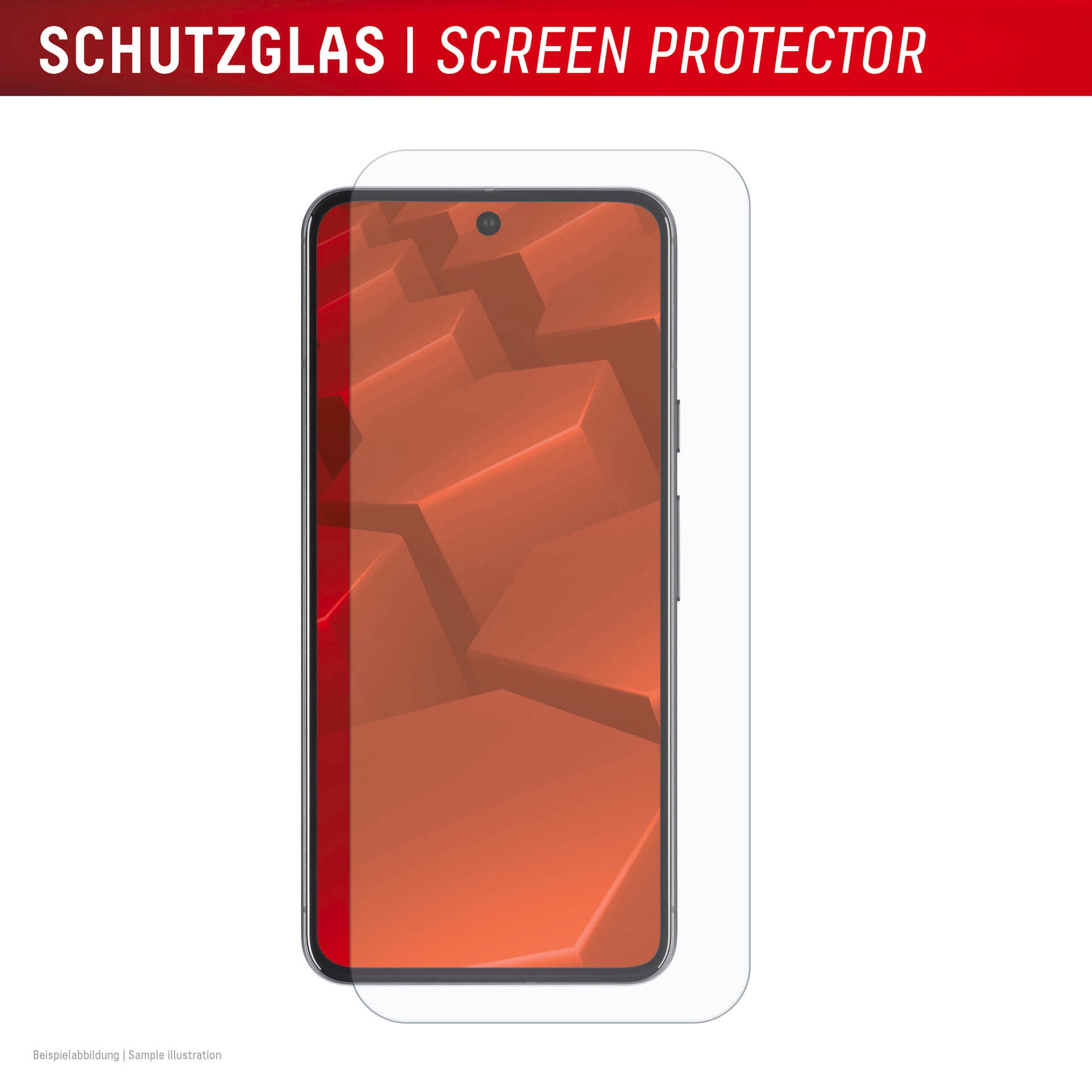Displex Displayschutzglas »Real Glass Screen Protection«, für Google Pixel 9 Pro XL, Displayschutzfolie, Schutzfolie, Bildschirmschutz, kratz- & stoßfest