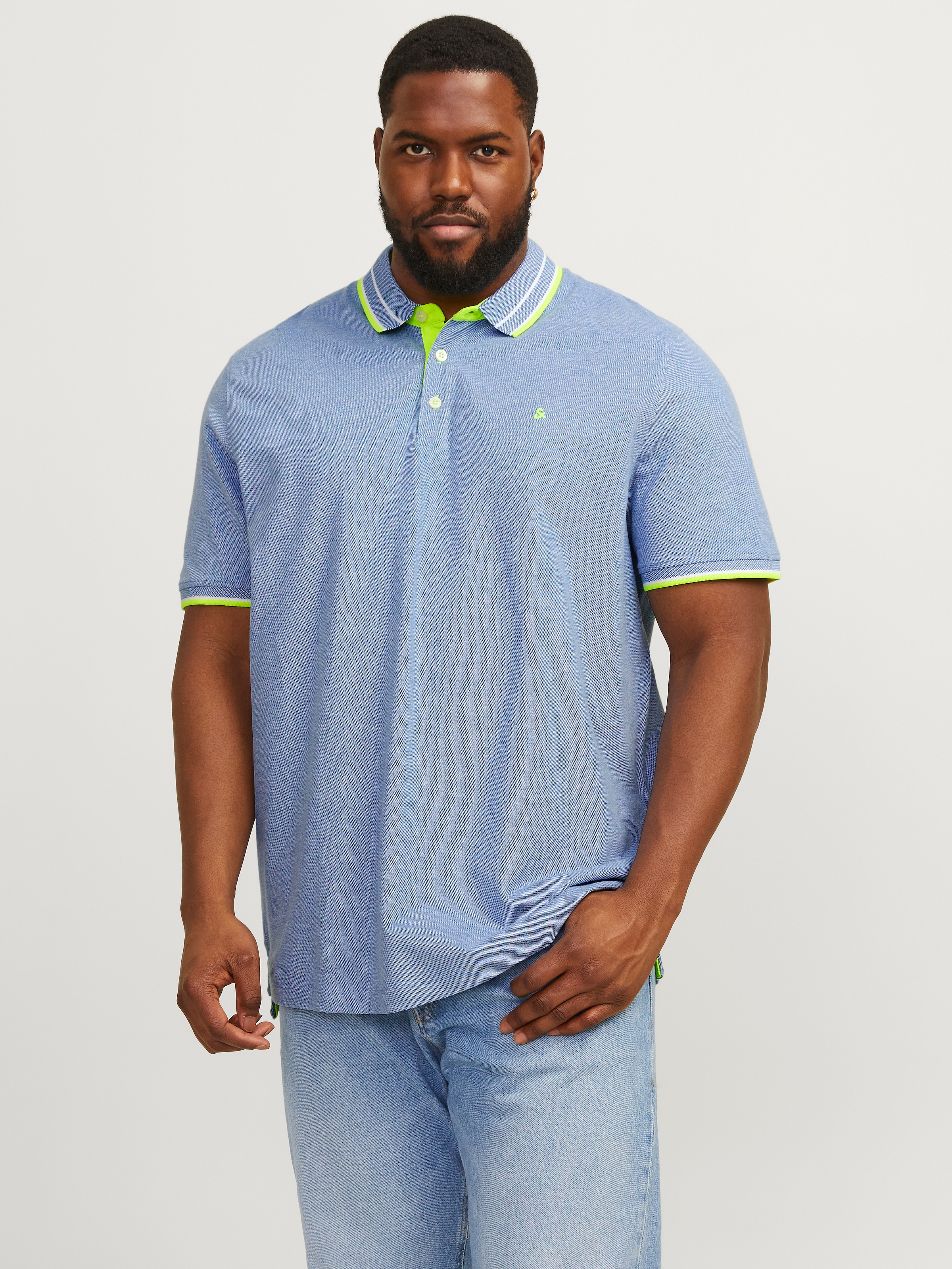 Jack & Jones PlusSize "JJEPAULOS POLO SS NOOS PLS" Baumwolle, regular fit günstig online kaufen