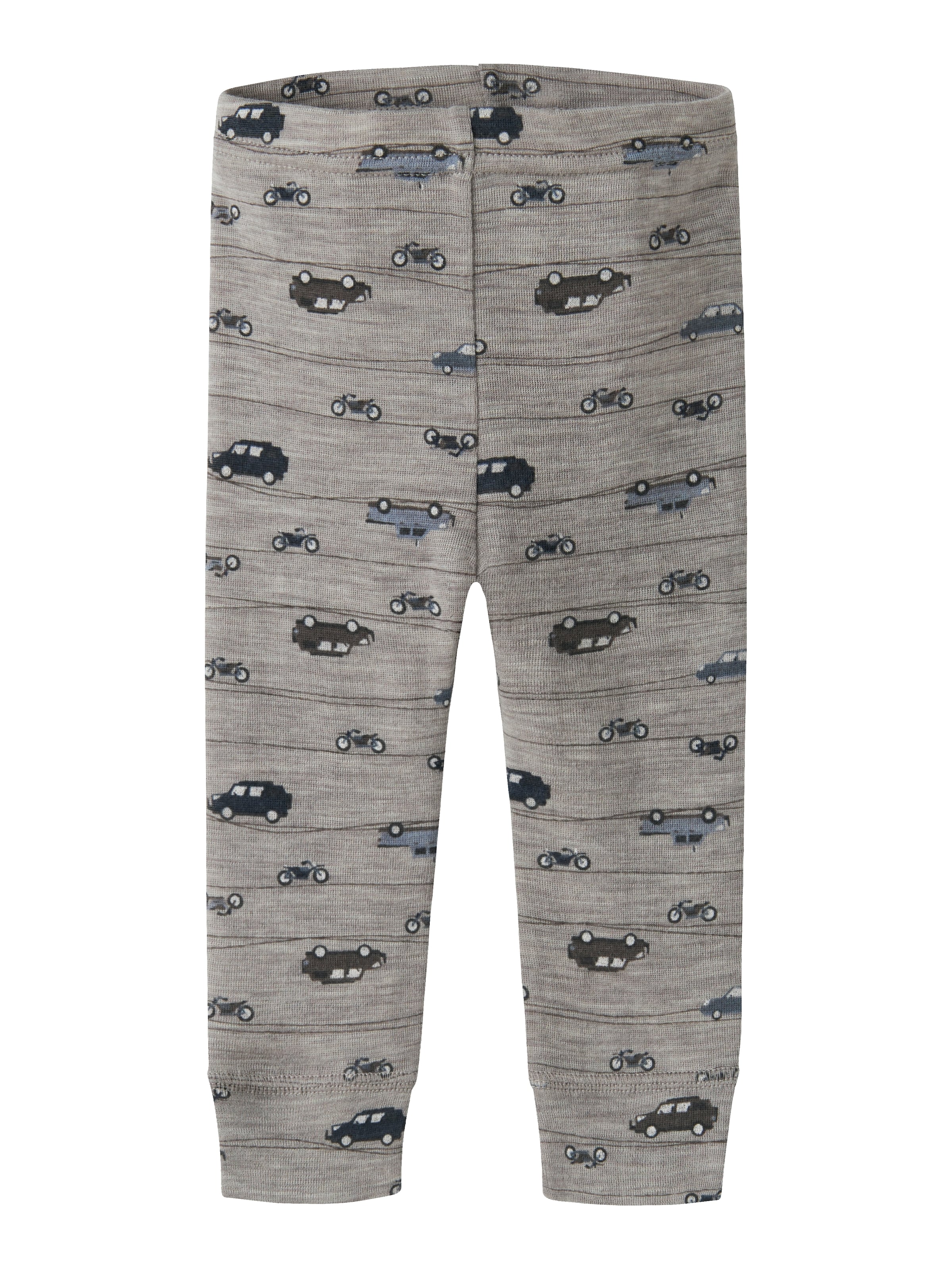 Name It Leggings »NBMWANG WOOL RIB LONGJOHN AOP NOOS«  aus reiner Merinowolle, weich und wärmend