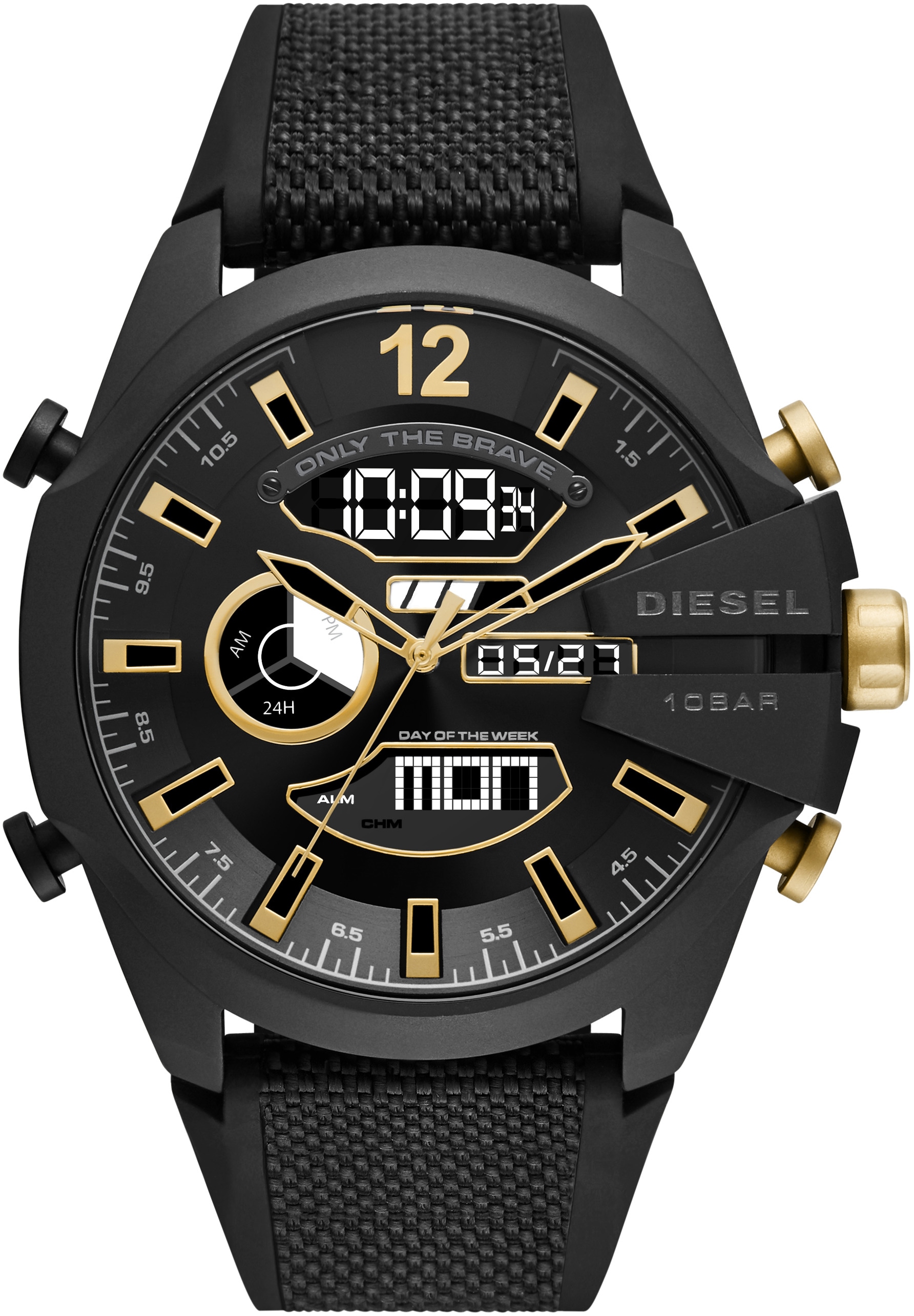 ▷ mit | bestellen BAUR Mineralglas irisierendem DZ4519«, »GRIFFED, Chronograph Diesel