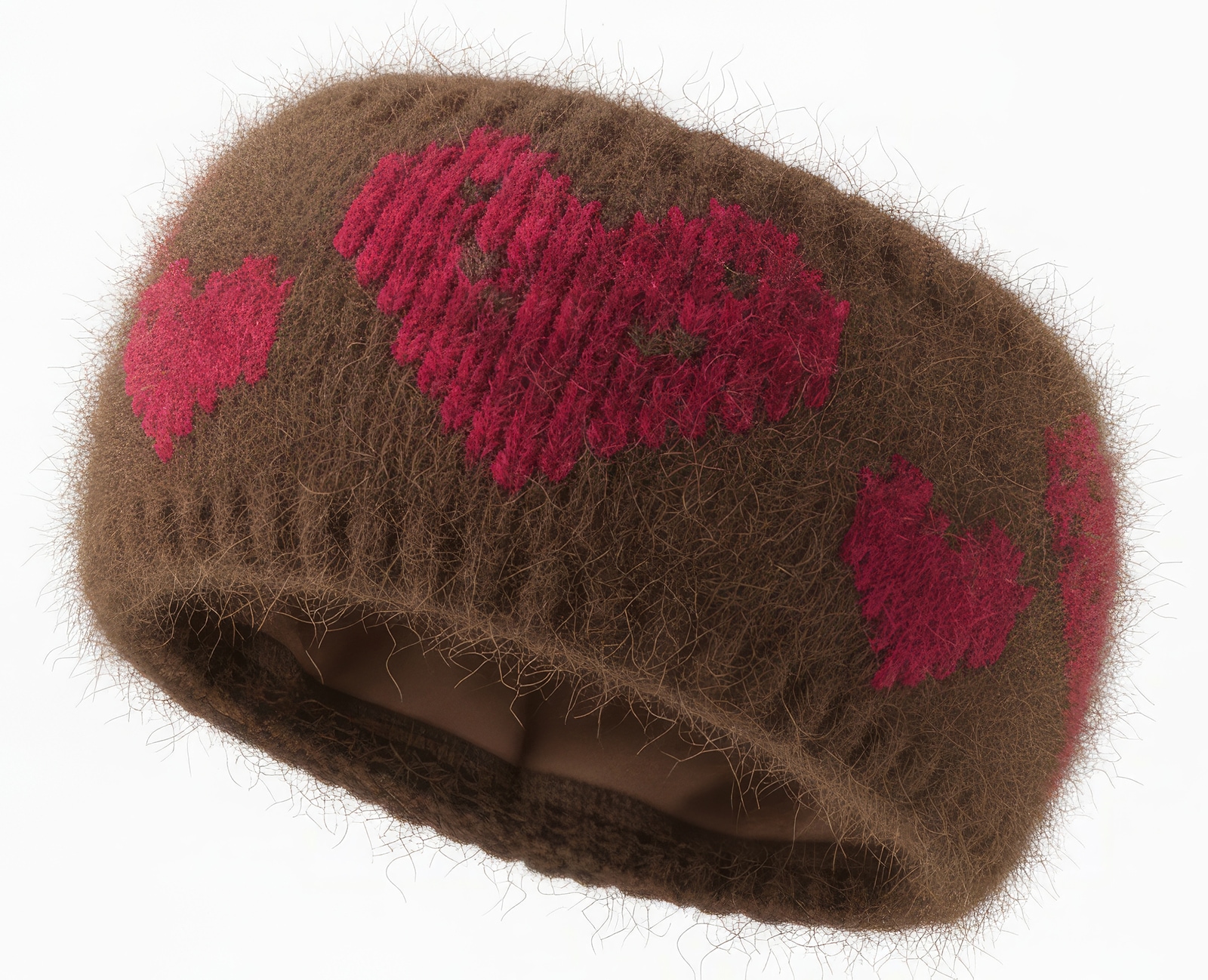 styleBREAKER Stirnband "Strick Stirnband mit Herz Muster" 1 Stk.