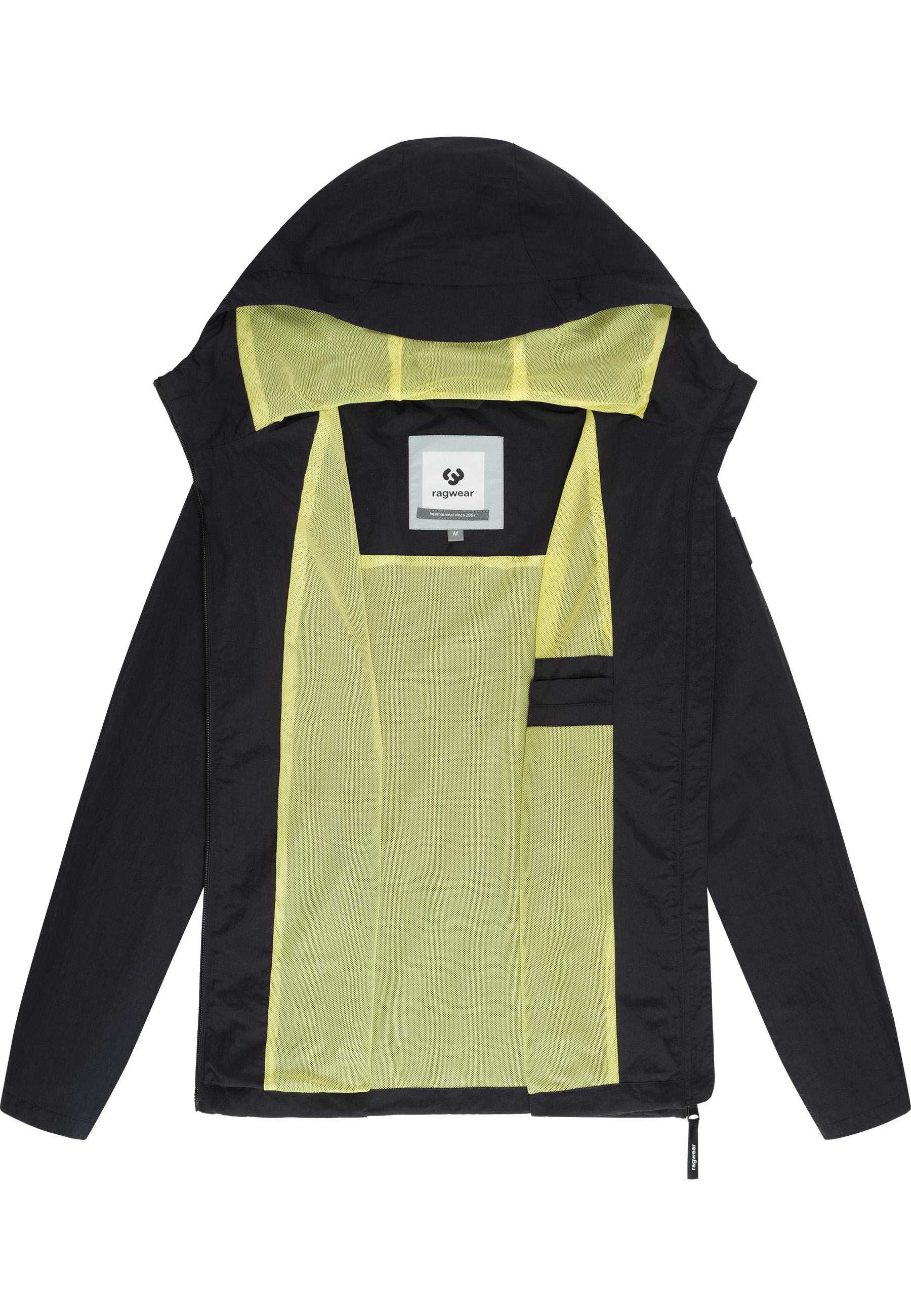 Ragwear Outdoorjacke »Lewie«, mit Kapuze, Übergangsjacke mit wasserdichtem Reißverschluss