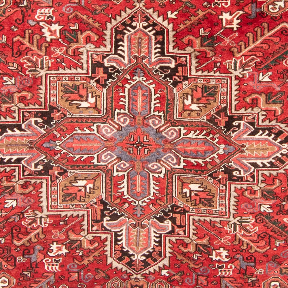 morgenland Orientteppich »Perser - Nomadic - 340 x 260 cm - rot«, rechteckig, Wohnzimmer, Handgeknüpft, Einzelstück mit Zertifikat