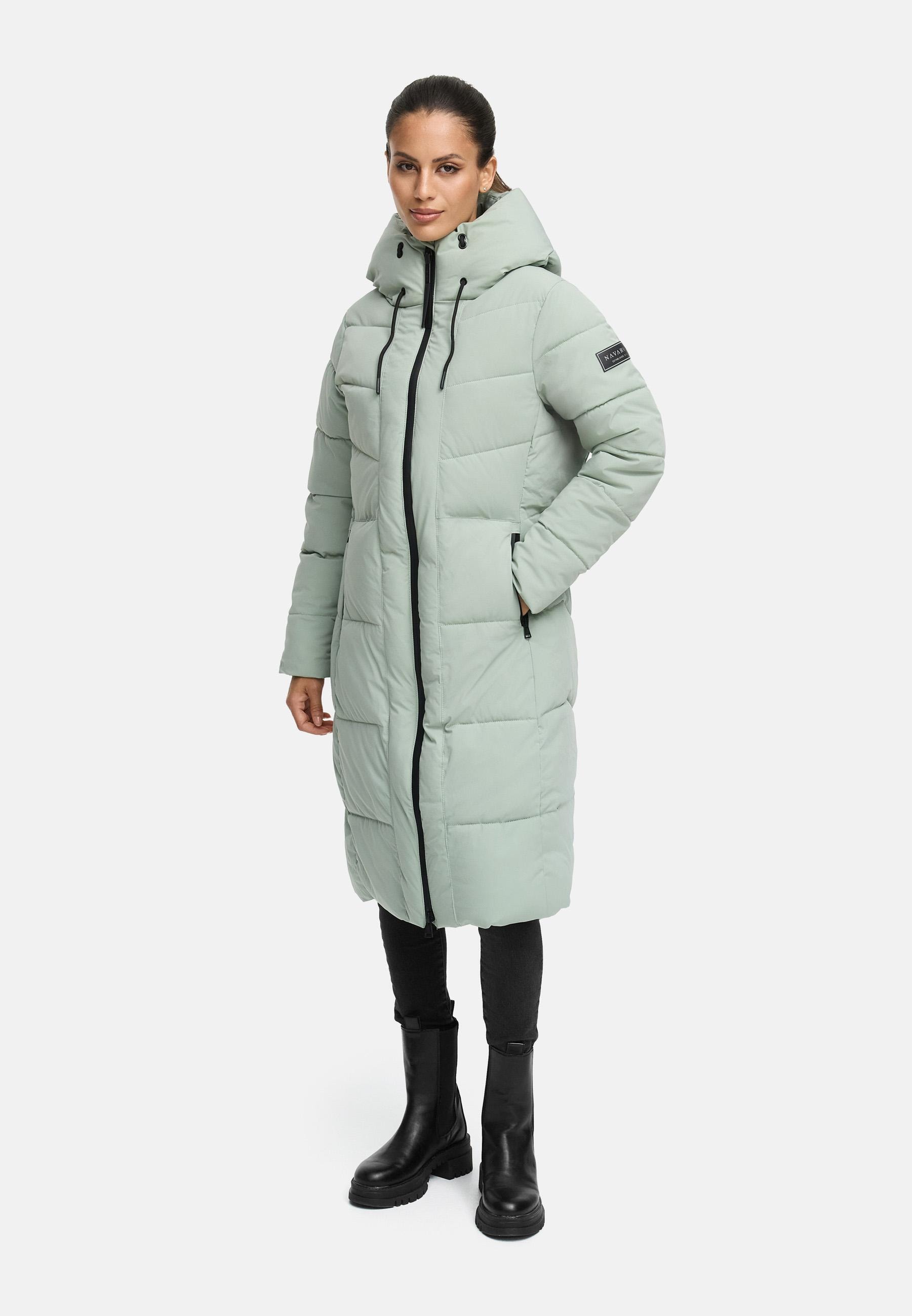 Navahoo Steppmantel »Schokokuss XIV«, Warmer Damen gesteppter Wintermantel mit Kapuze