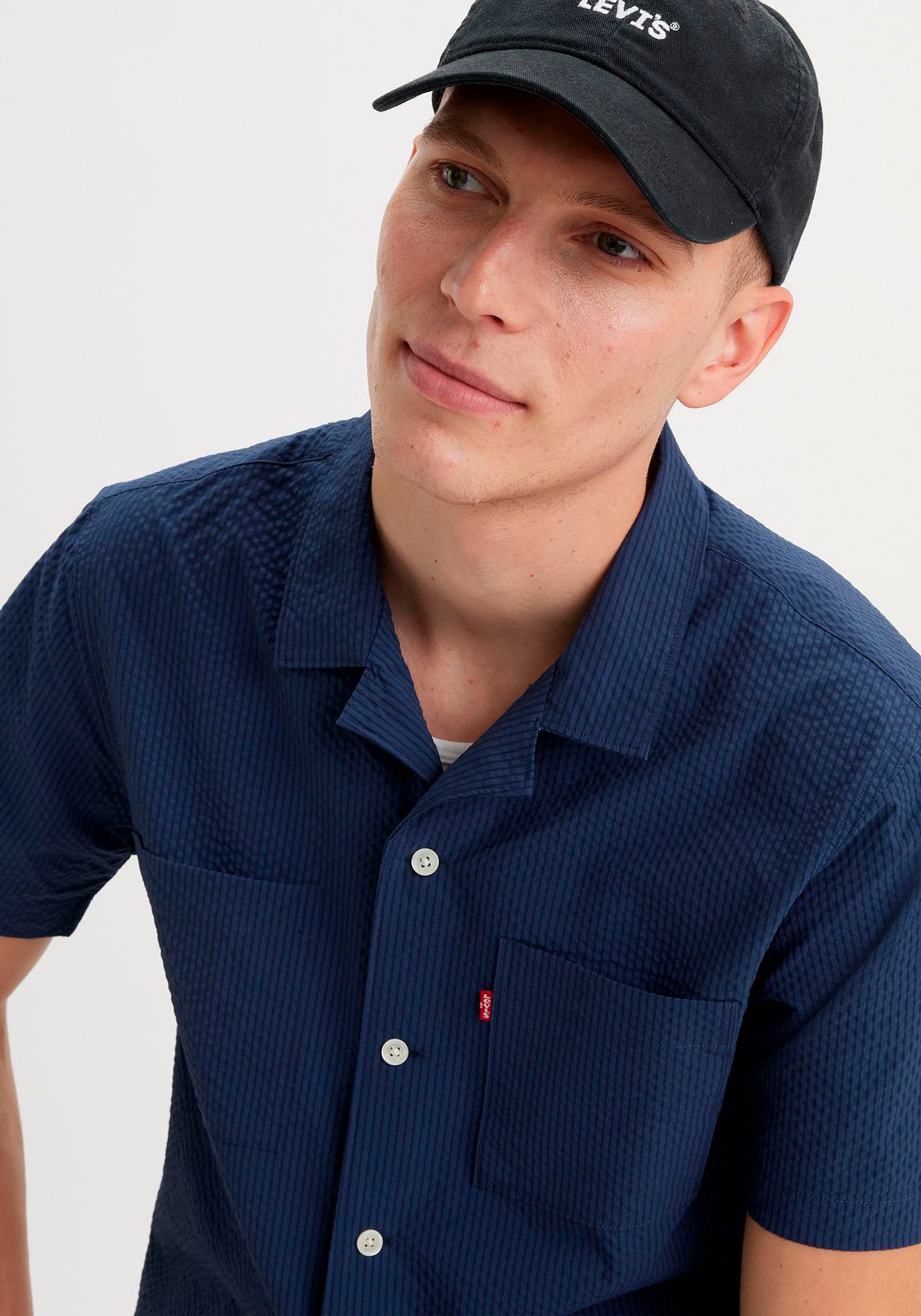 Levi's® Kurzarmhemd »THE STANDARD CAMP SHIRT BLUES«