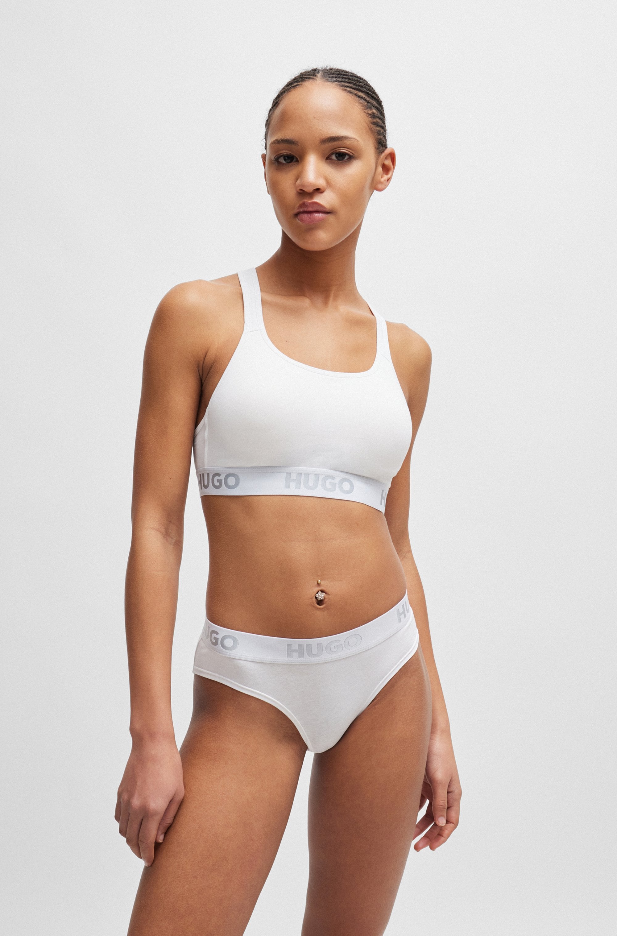HUGO Underwear Bralette-BH »BRALETTE PADDED SPOR«, mit elastischem Bund
