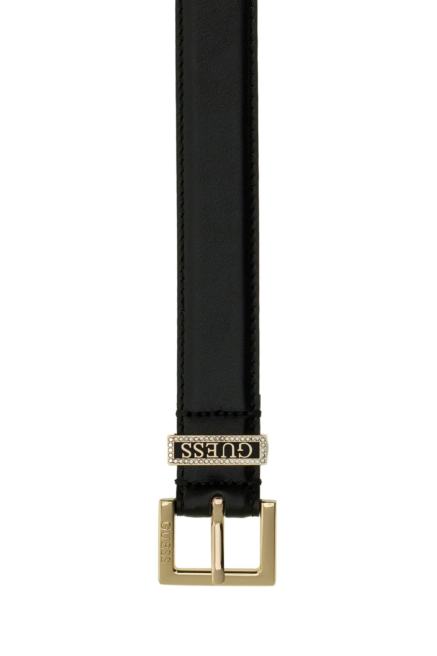 Guess Synthetikgürtel »PANT BELT NT REV & NT ADJ H25« mit Label-Details