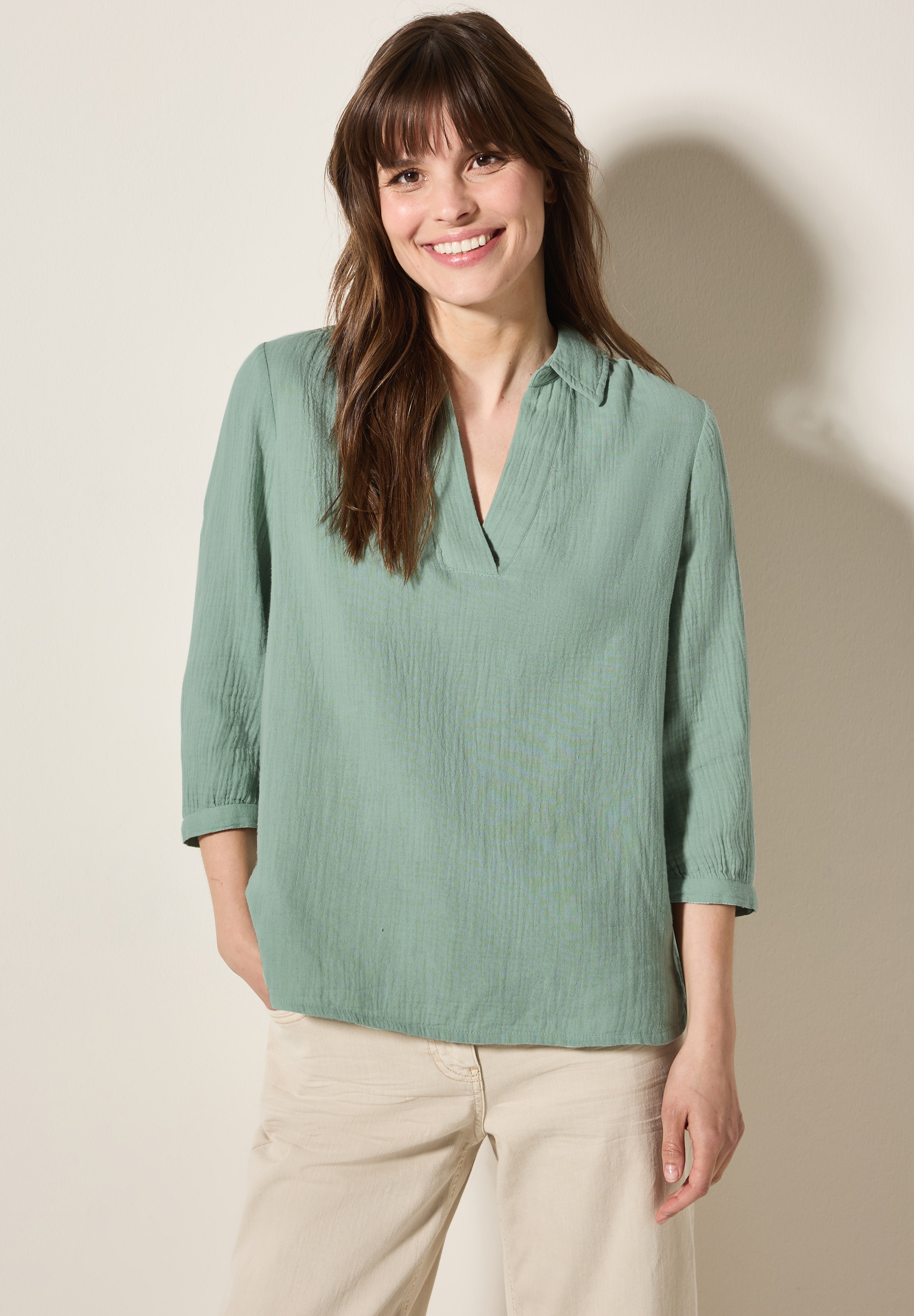 Cecil Klassische Bluse, mit 3/4 Ärmeln günstig online kaufen
