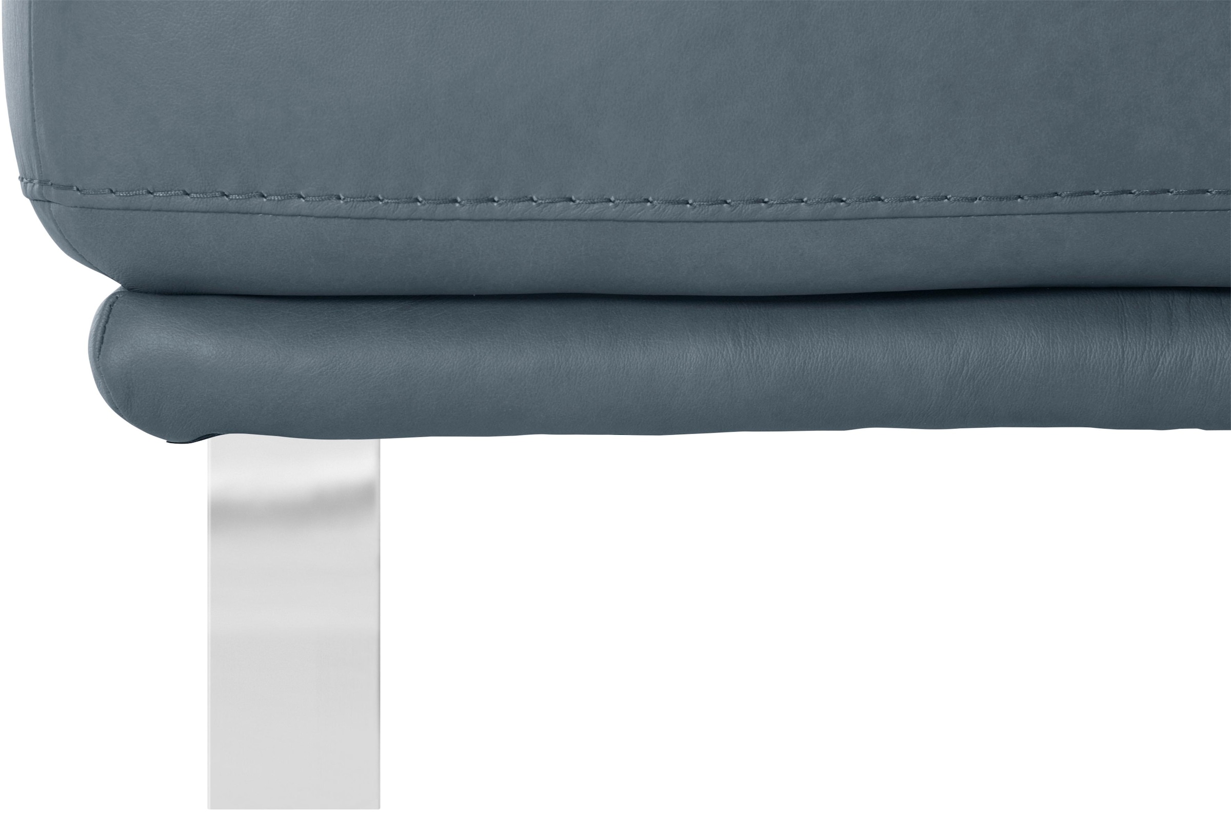 W.SCHILLIG Hocker »montanaa«, mit Metallkufen in Chrom glänzend, Breite 141 cm