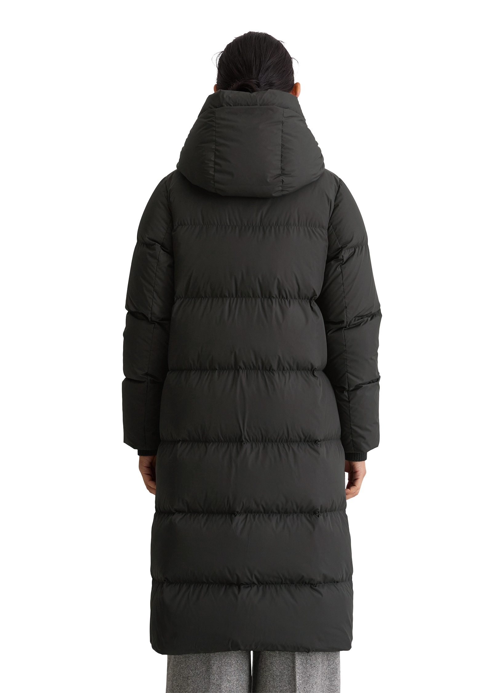 Marc O'Polo Steppmantel, Wintermantel, integrierter Rucksackgurt innen, seitliche Schlitze
