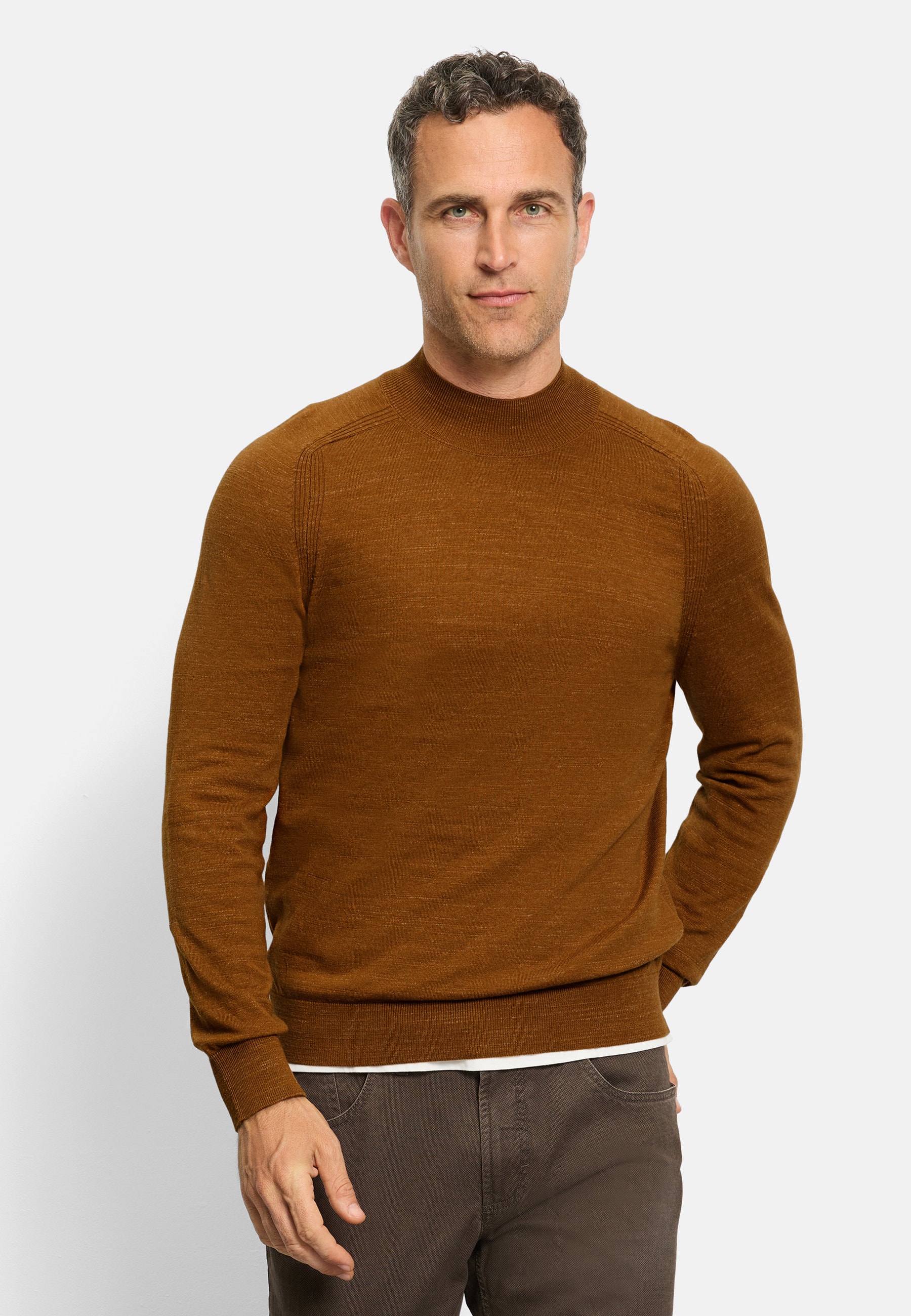 OLYMP Strickpullover "OLYMP Casual Strick, Pullover"