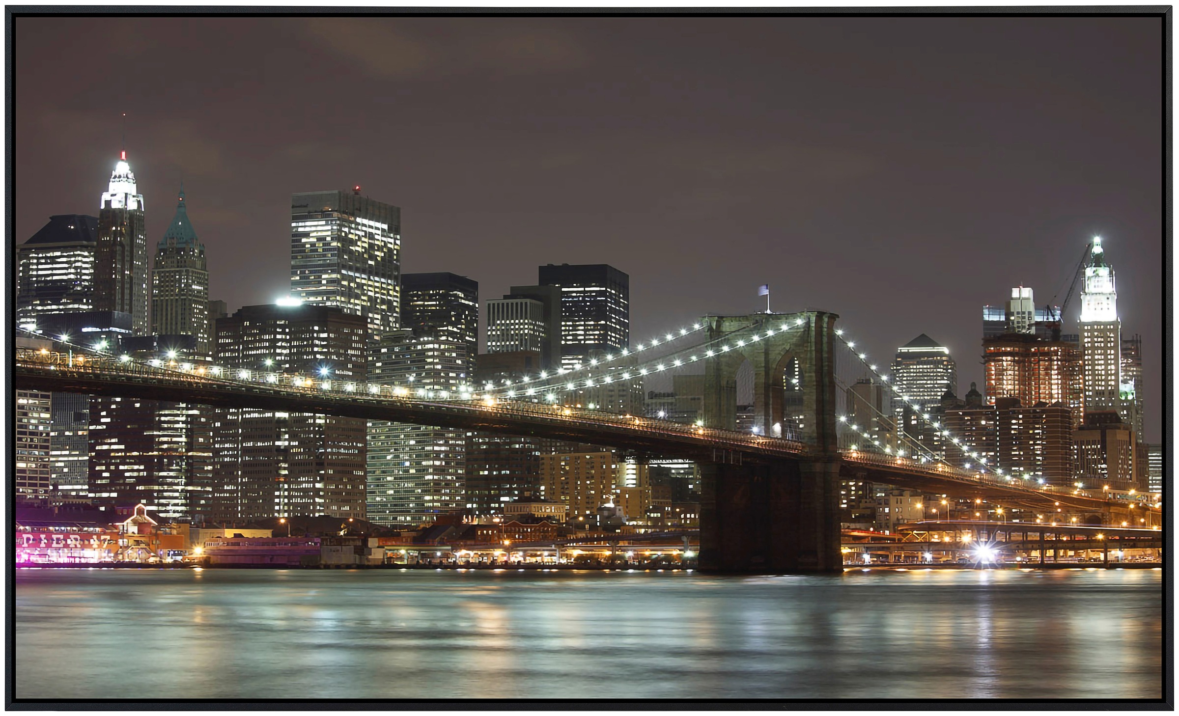 Papermoon Infrarotheizung »Manhatten Brücke«, sehr angenehme Strahlungswärme